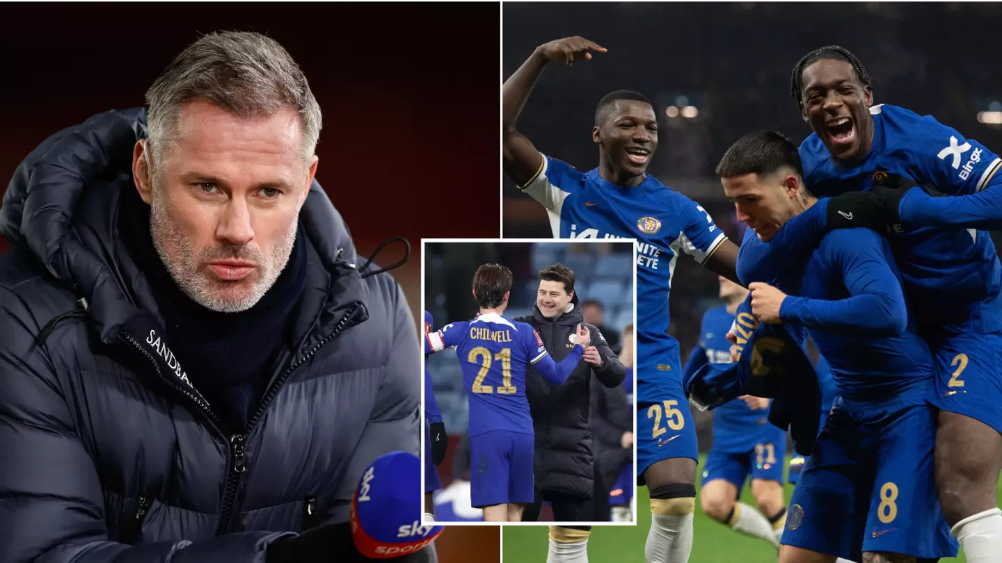 Jamie Carragher says Chelsea win vs Aston Villa was 'a setback for English football', it hasn't gone down well