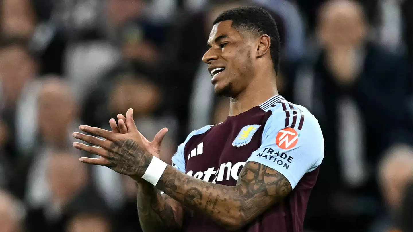 Marcus Rashford has found form at Aston Villa (Image: Getty)