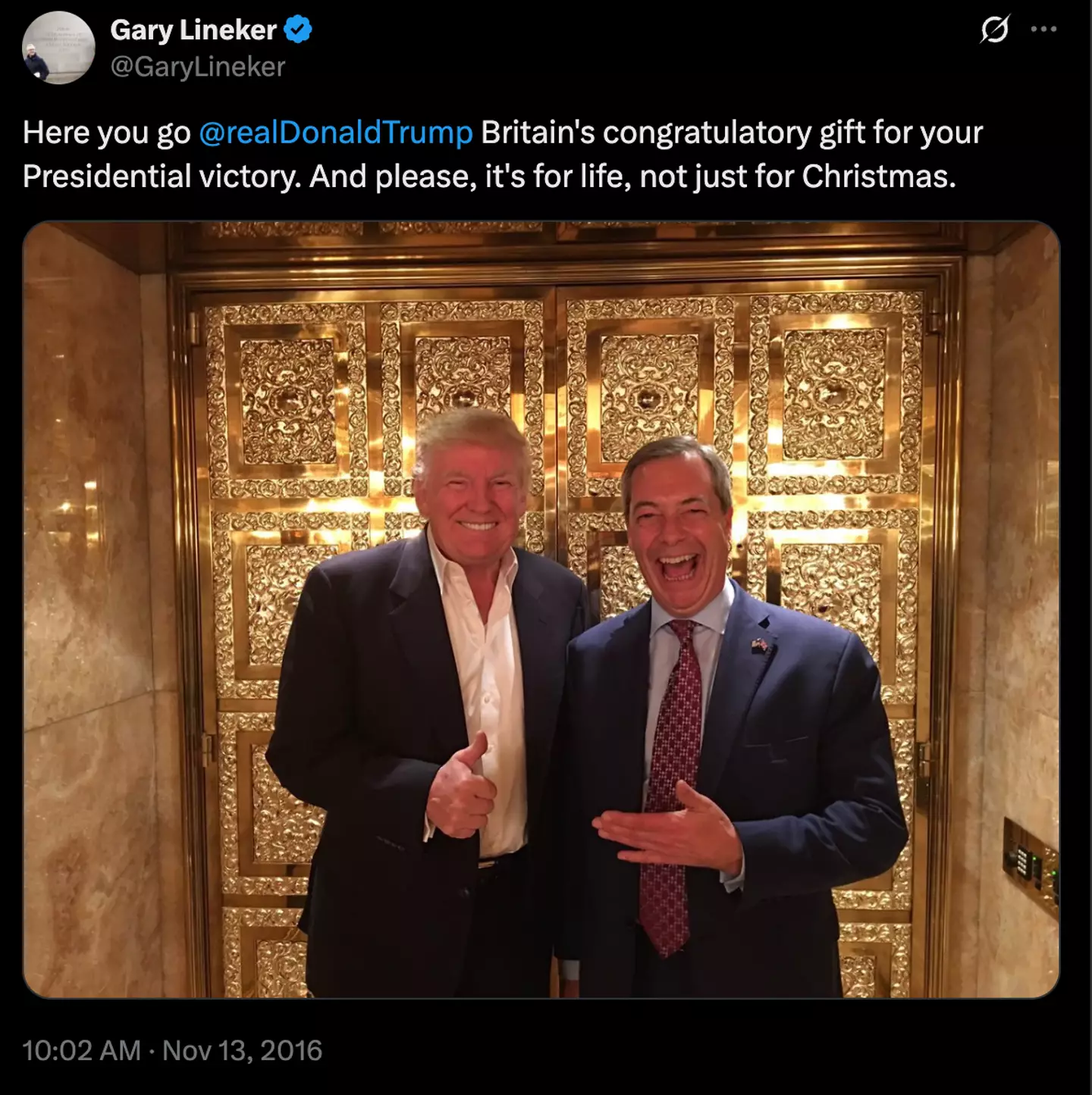 Image: Twitter/@GaryLineker