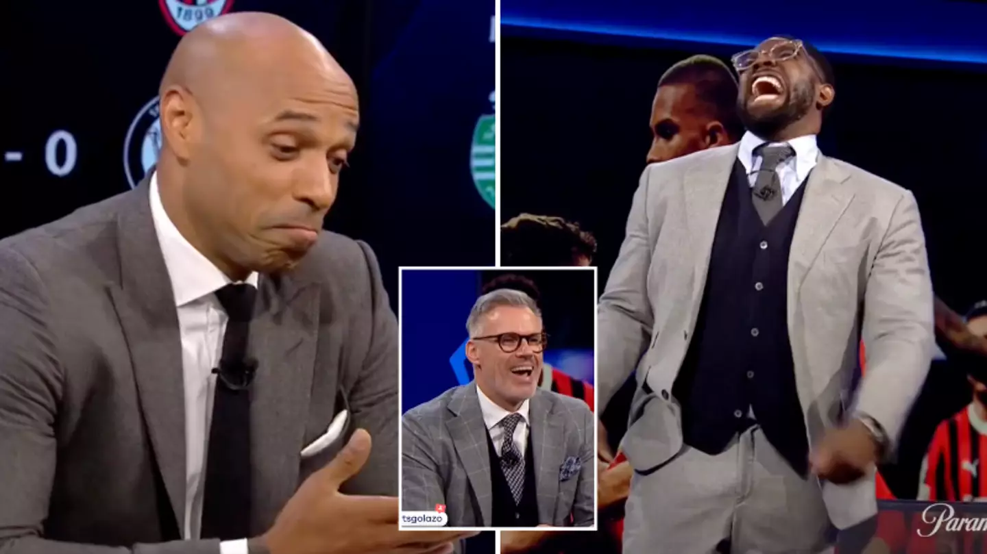 Fans staggered after Thierry Henry 'violates' former club Arsenal during CBS Sports segment