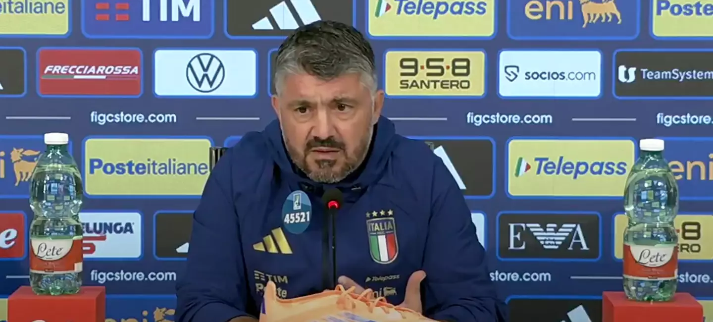 Gattuso explained the situation at his press conference on Monday (Image: FIGC)