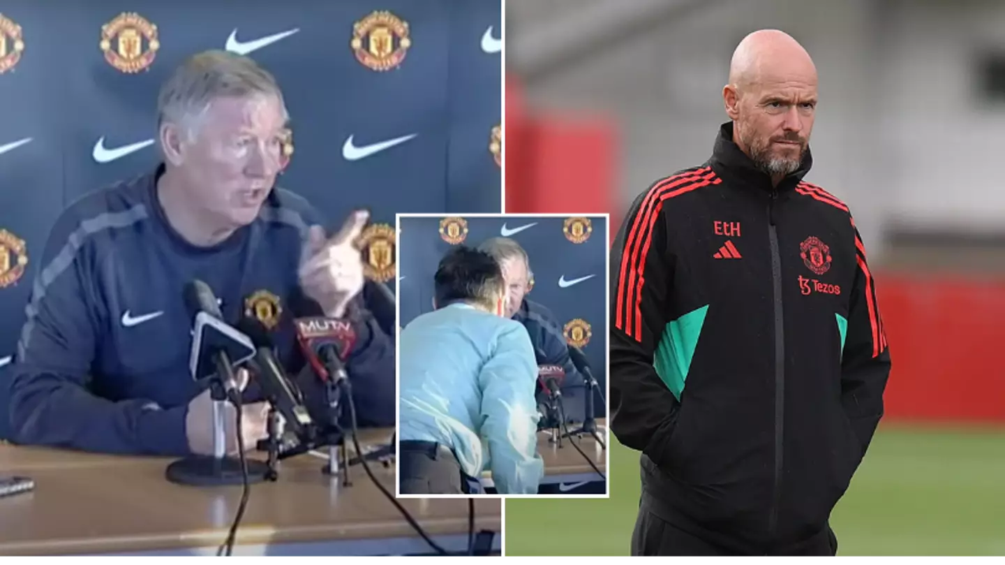 Footage of Sir Alex Ferguson confronting reporters over 'lies' goes viral amid 'leaks' at Man Utd