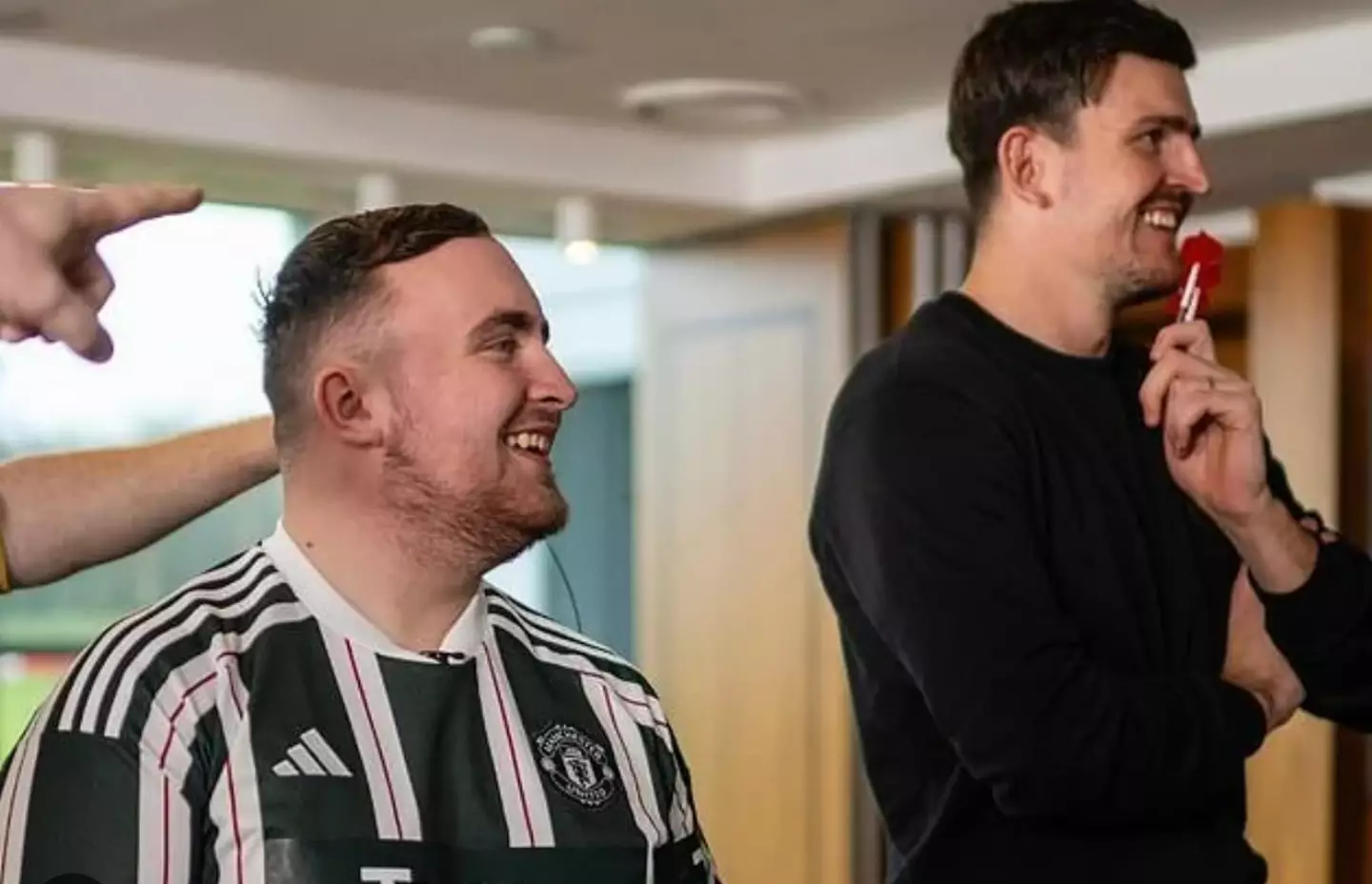 Luke Littler and Harry Magure- lukethenukelittler instagram