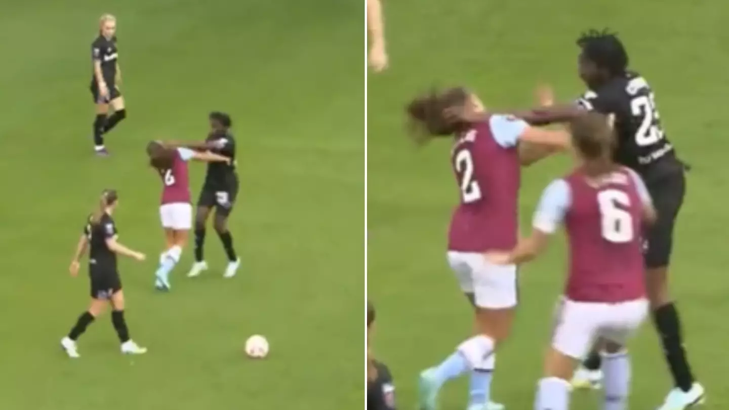 West Ham women's star sent off for PUNCHING an opponent in shocking moment