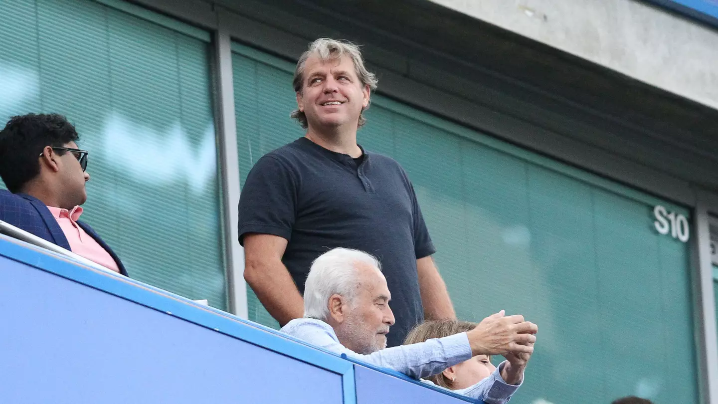 Todd Boehly at Stamford Bridge. (Alamy)