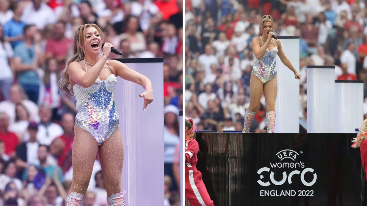 Becky Hill Fires Back At Sexist Trolls Who Criticised Her Euro 2022 Outfit