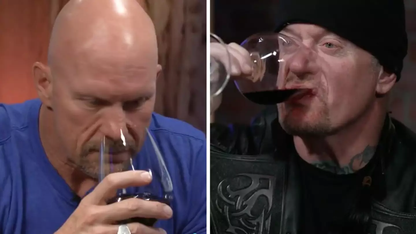 Stone Cold and Undertaker tasting WWE-themed wine is the best thing you'll watch today