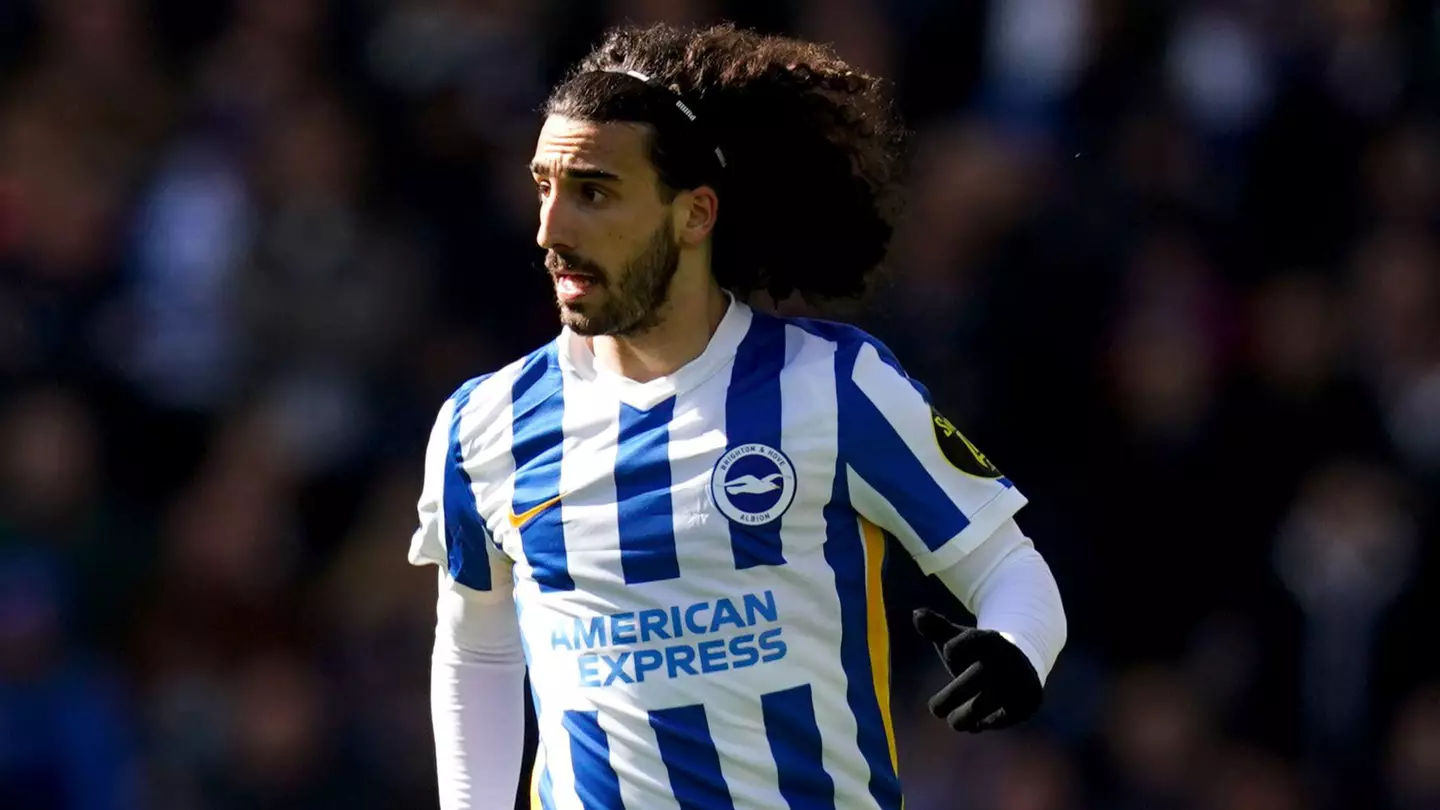 Marc Cucurella in action for Brighton.