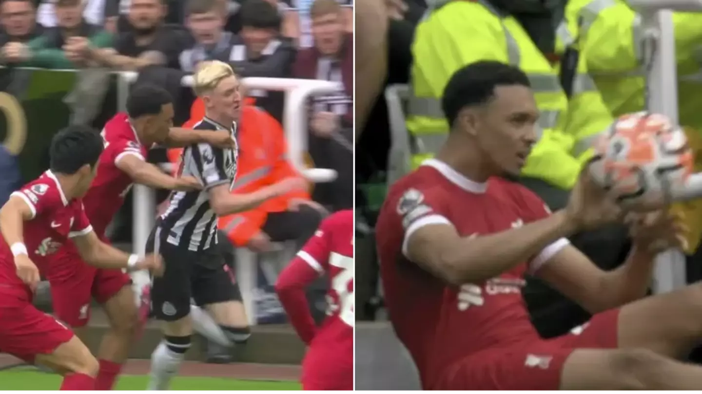 Trent Alexander-Arnold avoids red card just five minutes into game against Newcastle vs Liverpool