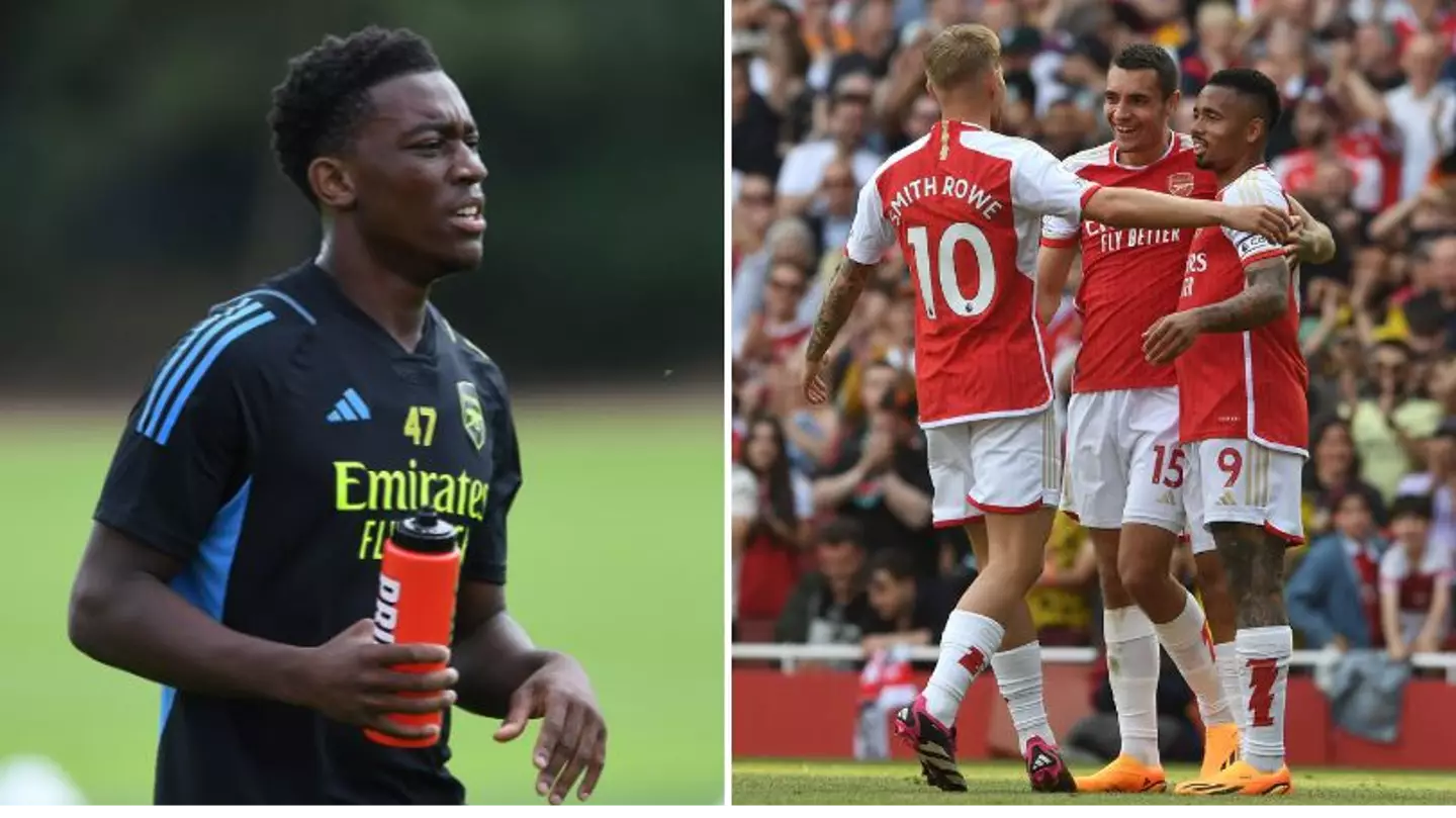 Arsenal youngster Khayon Edwards says senior teammate is a 'joke' in training
