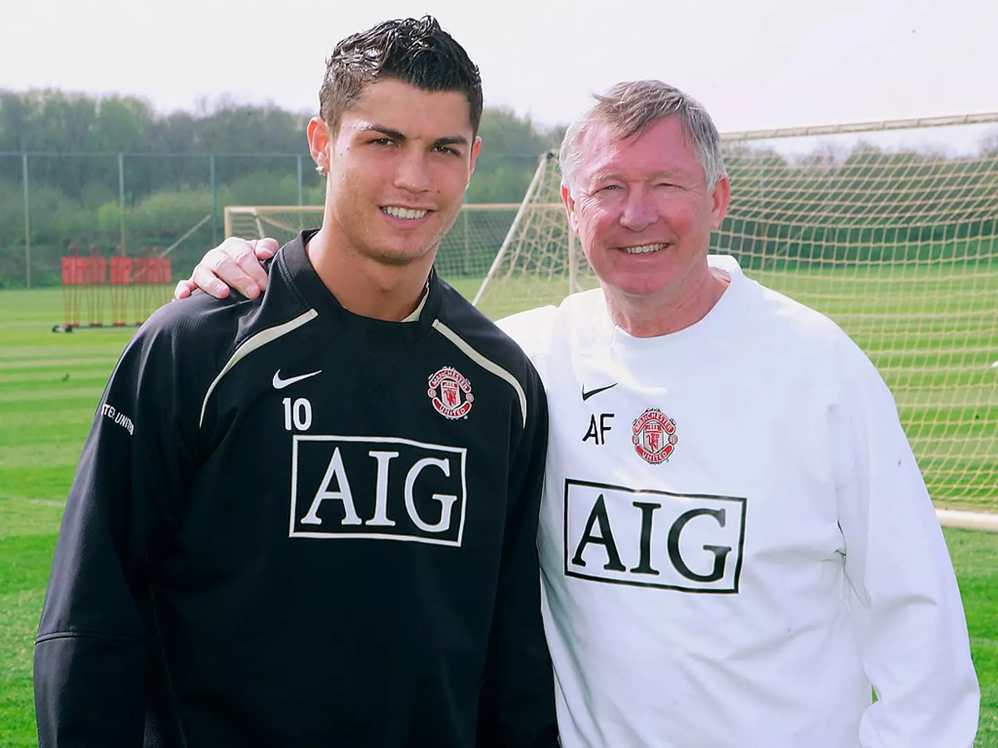 Both Cristiano Ronaldo and Sir Alex Ferguson are regarded as United legends. (Image: Getty)
