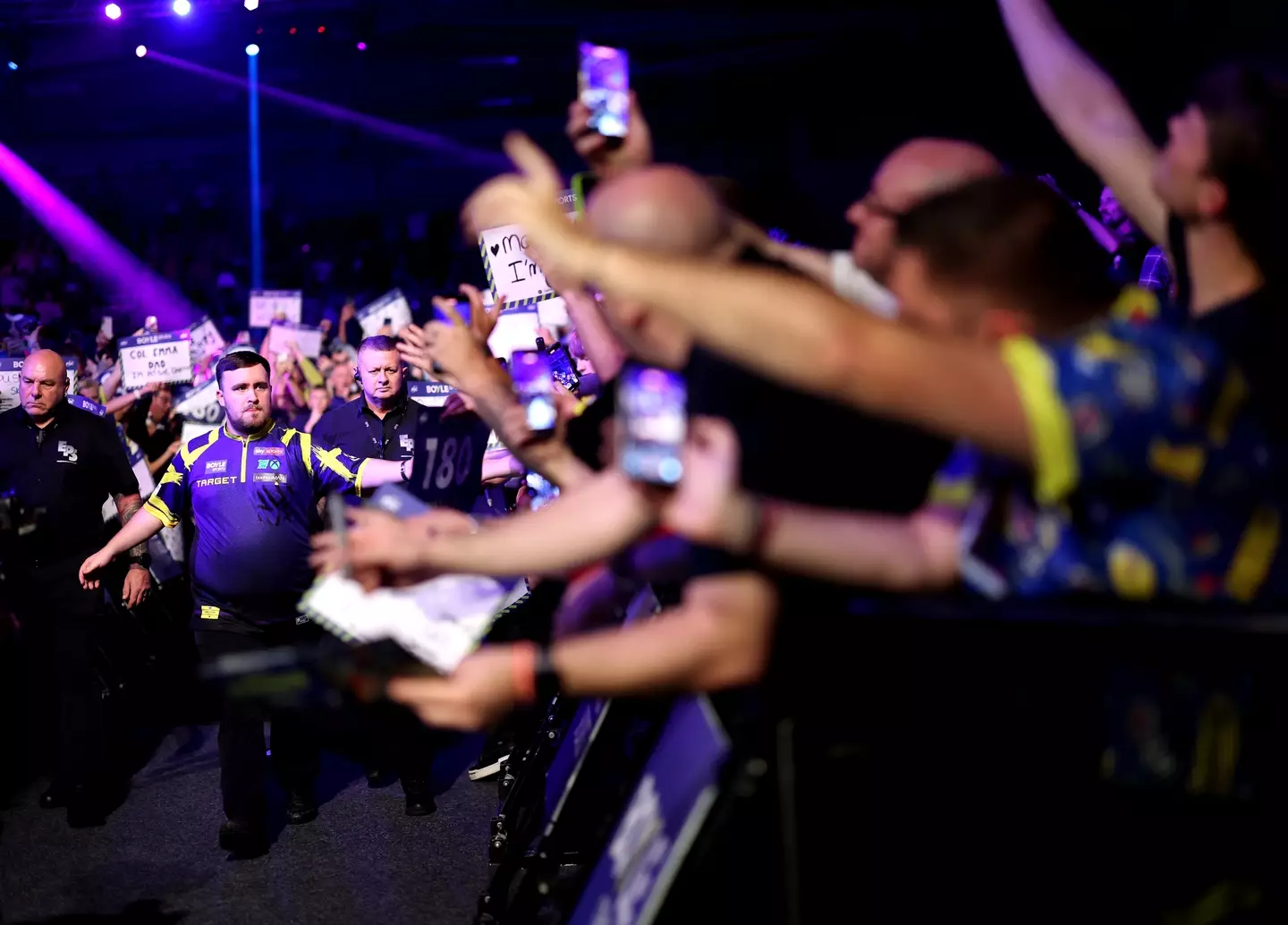 Luke Littler has already etched his name into darts history. Image credit: Getty