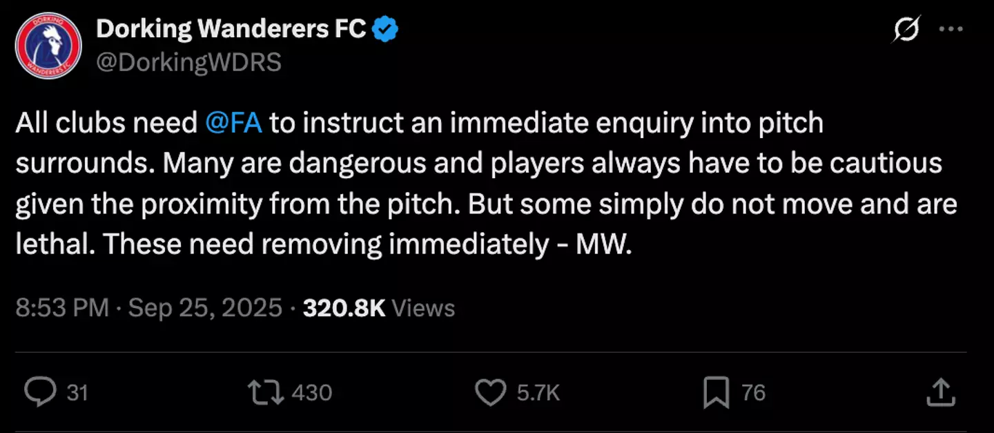 Image: Twitter/@DorkingWDRS)