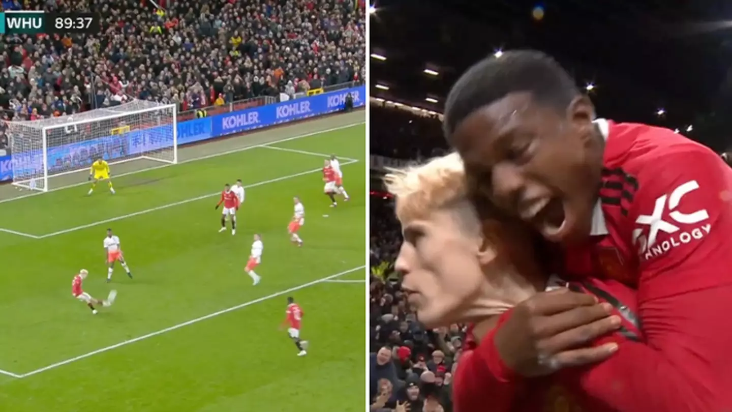 Alejandro Garnacho scores stunning goal as Man United advance in the FA Cup