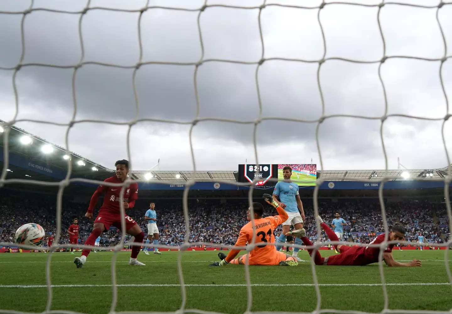 Liverpool's Darwin Nunez scores (Image: PA Images/Alamy)
