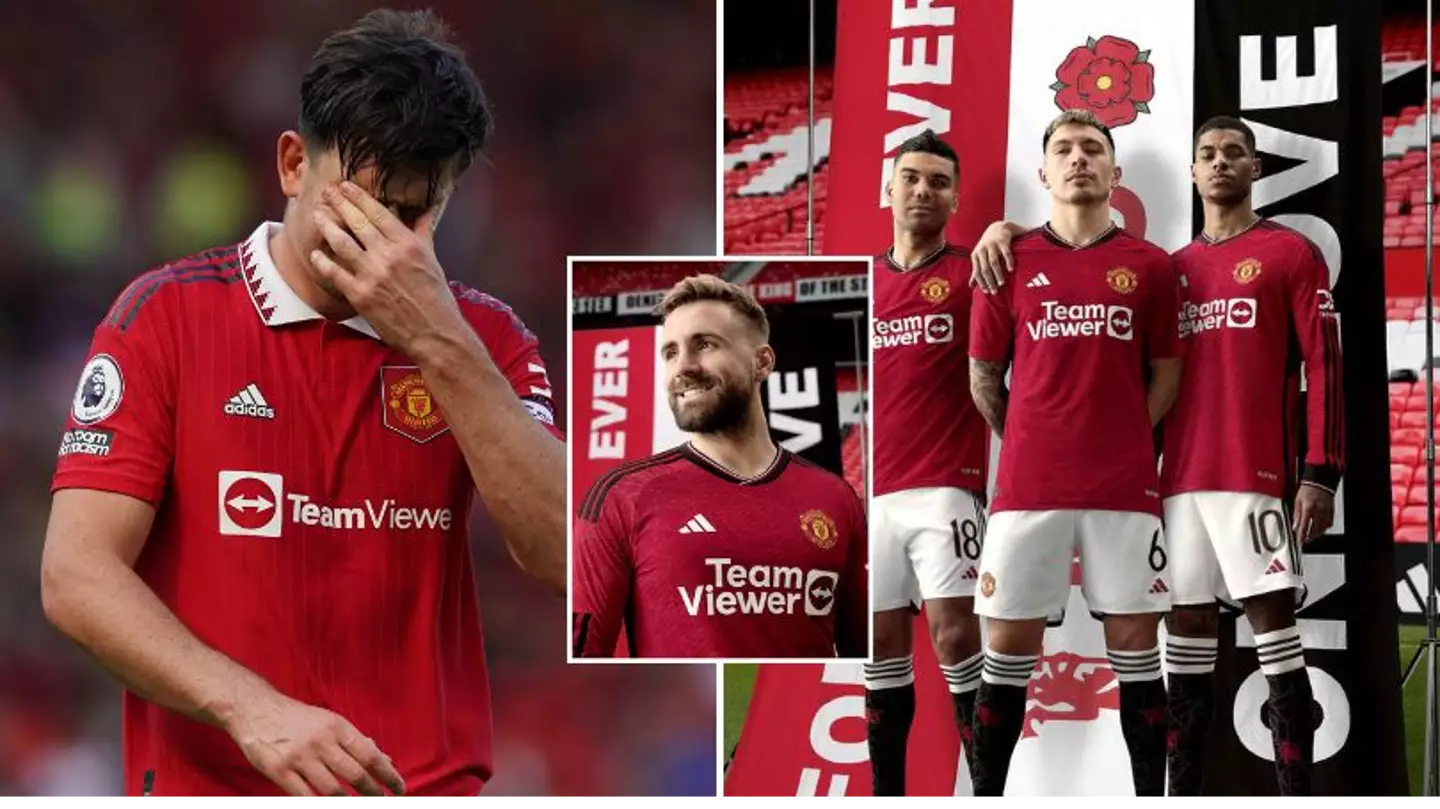 Man Utd provide Harry Maguire transfer 'clue' in new home kit launch