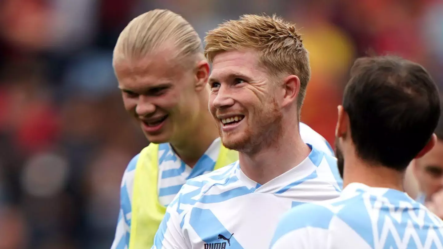 Kevin De Bruyne and Erling Haaland, Manchester City