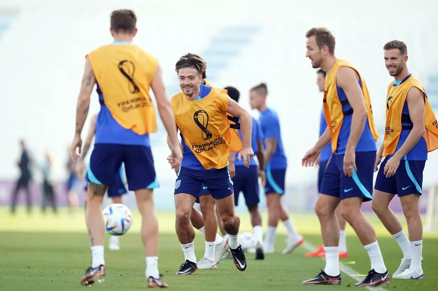 Manchester City star Jack Grealish is making his first appearance at a World Cup with England.