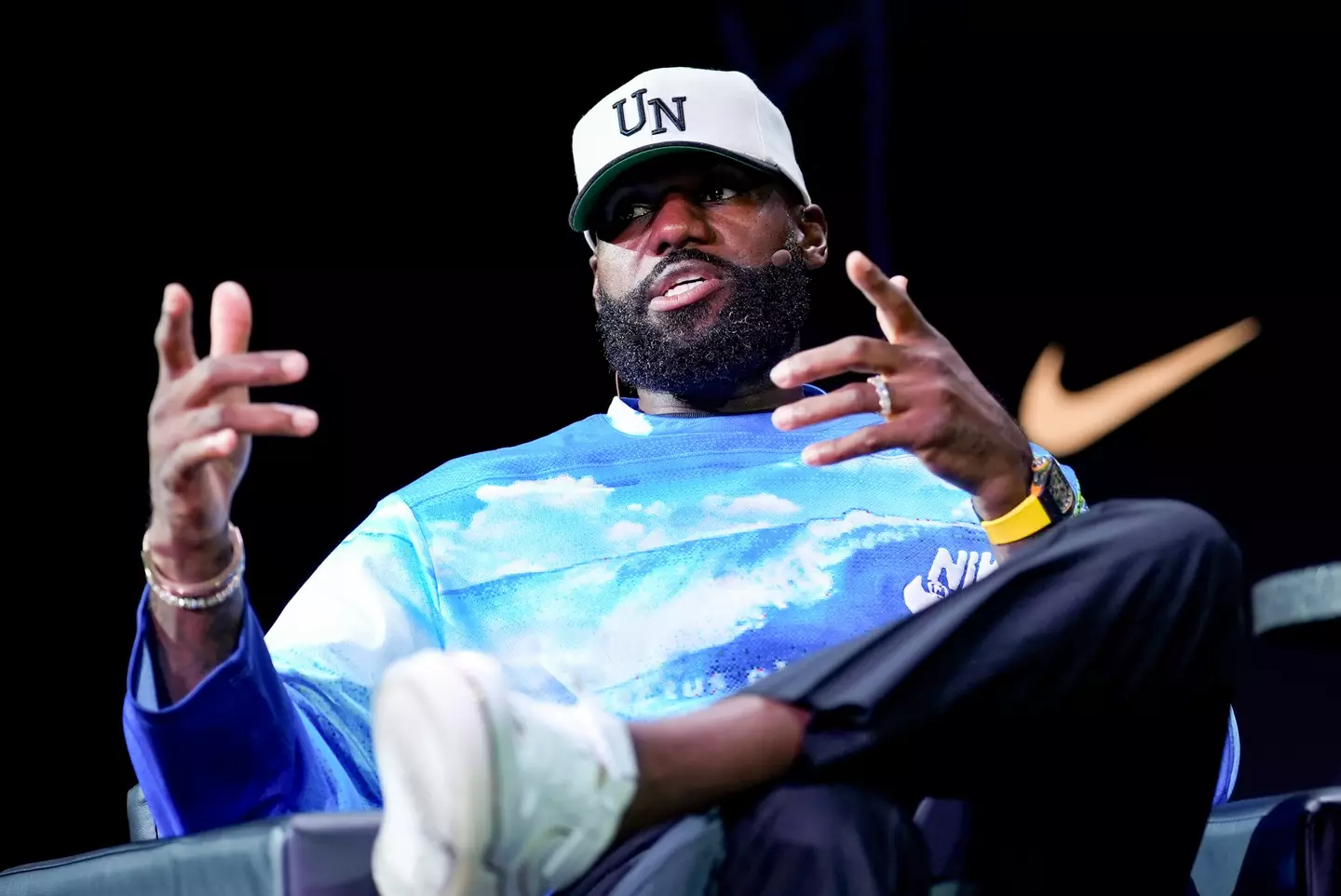 LeBron James has been linked with a move away from the Los Angeles Lakers. Image: Getty