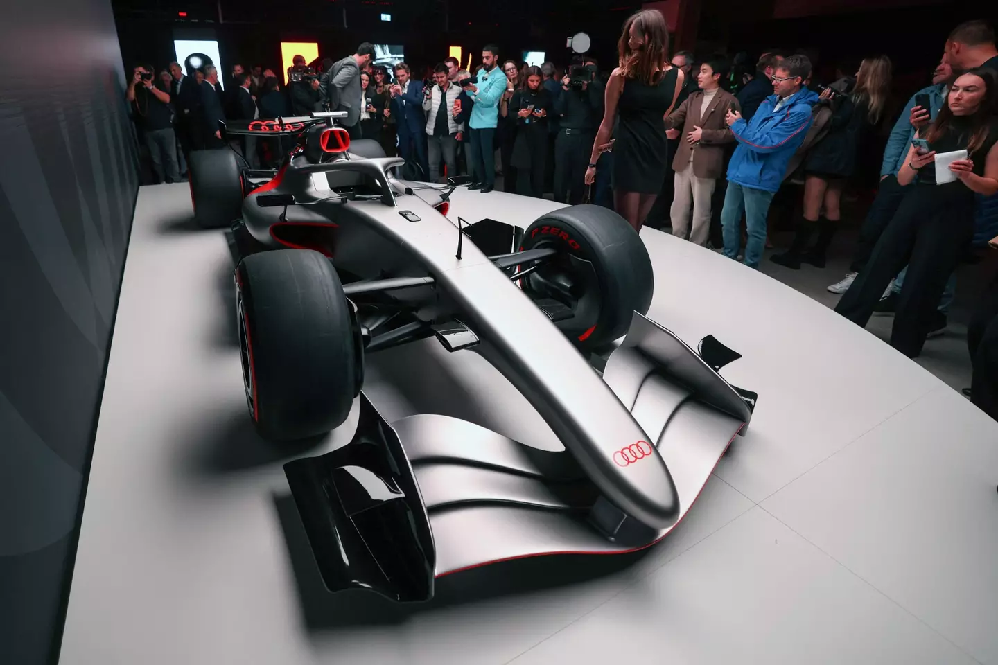 Audi unveiled a concept car ahead of their F1 debut in 2026. Image: Getty
