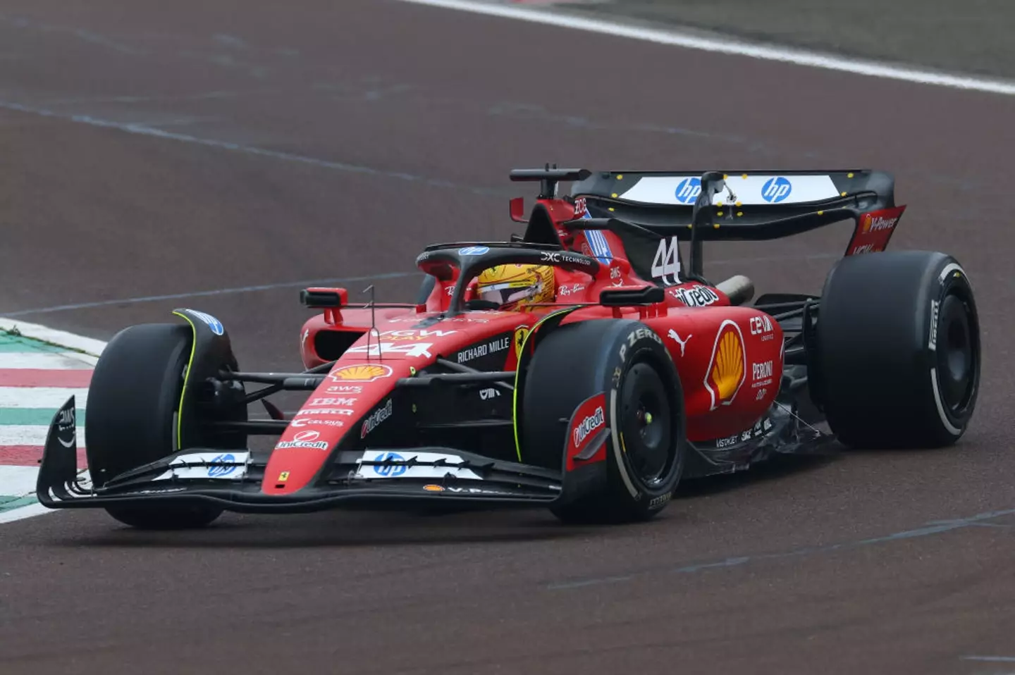 Lewis Hamilton has tested the Ferrari SF-23 on two occasions (Image: Getty)