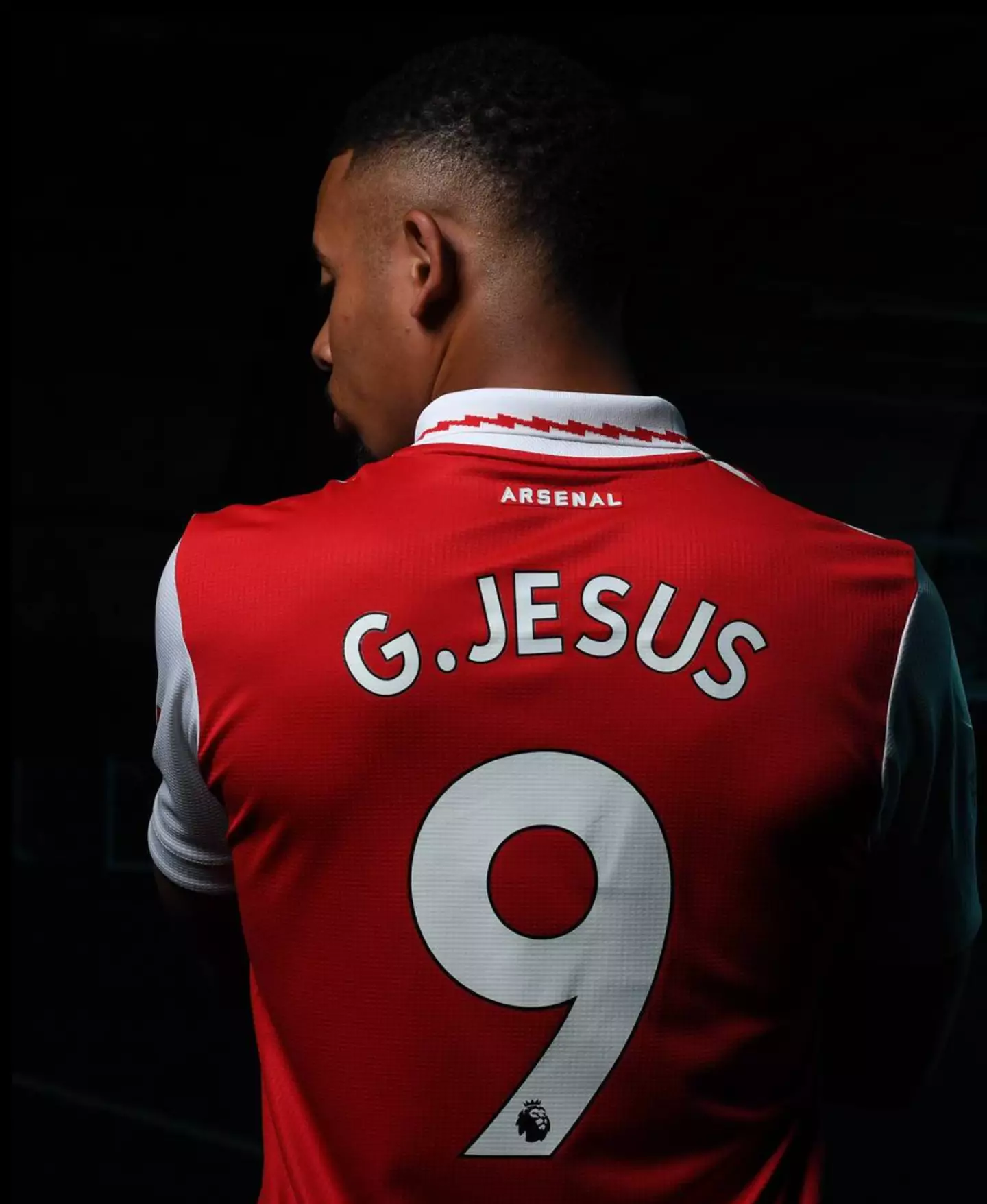 Jesus will wear the No 9 shirt