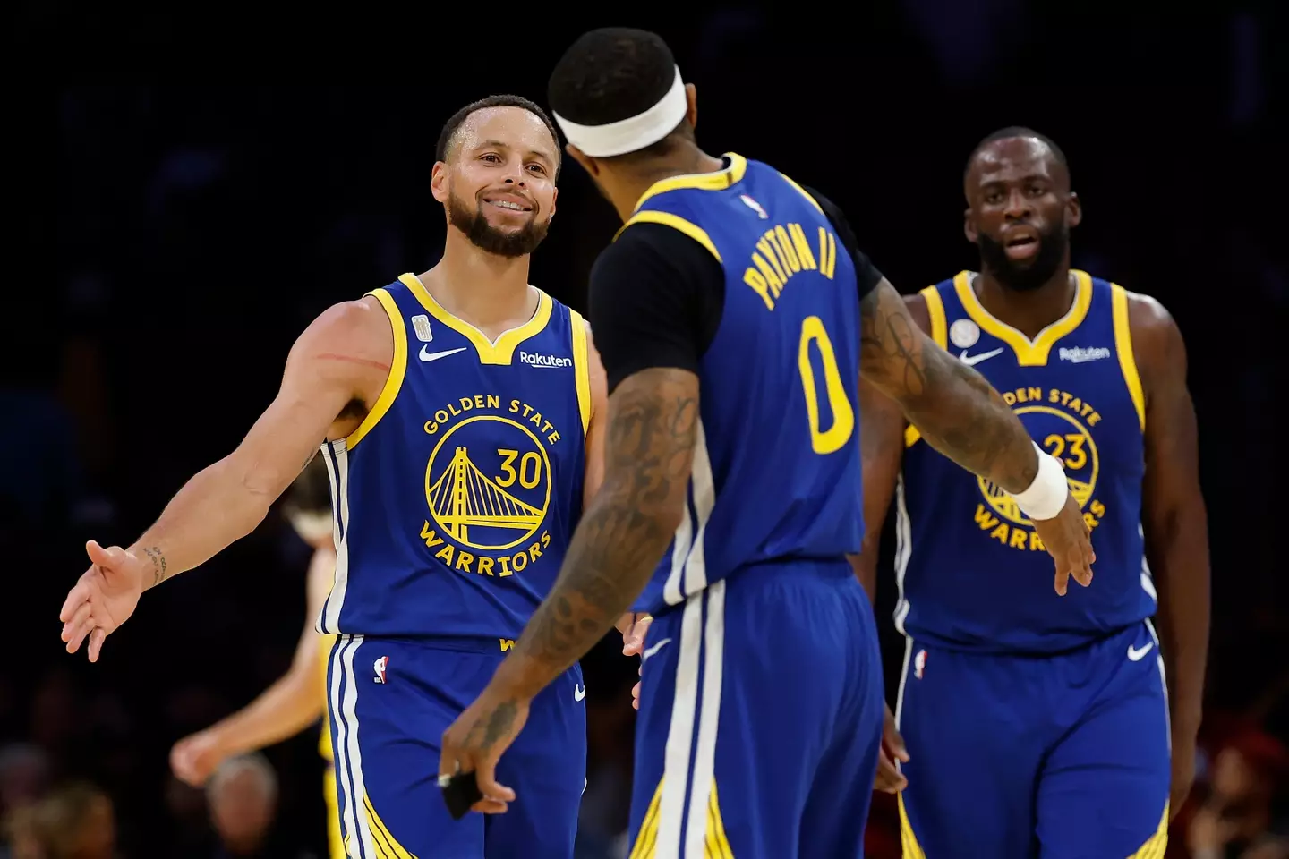 Steph Curry and Gary Payton. Image: Getty