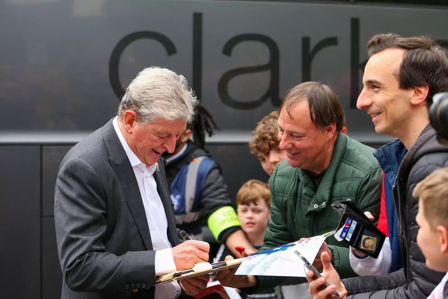 Hodgson was given great support by the home fans. Image: PA Images