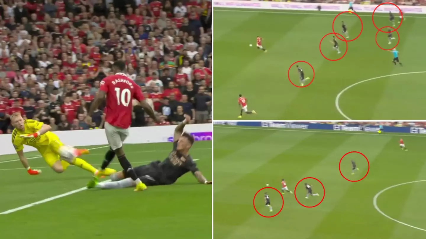 Arsenal's 'suicidal' defending slammed by fans as Marcus Rashford's brace seals Manchester United win