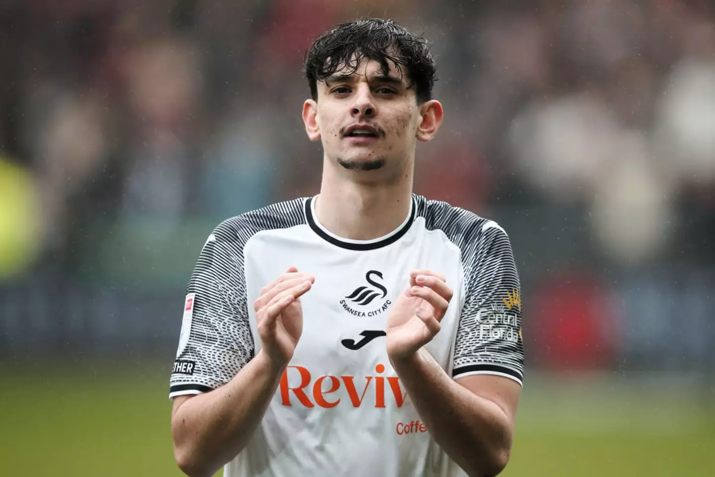 Patino is currently on loan at Swansea (Image: Getty)