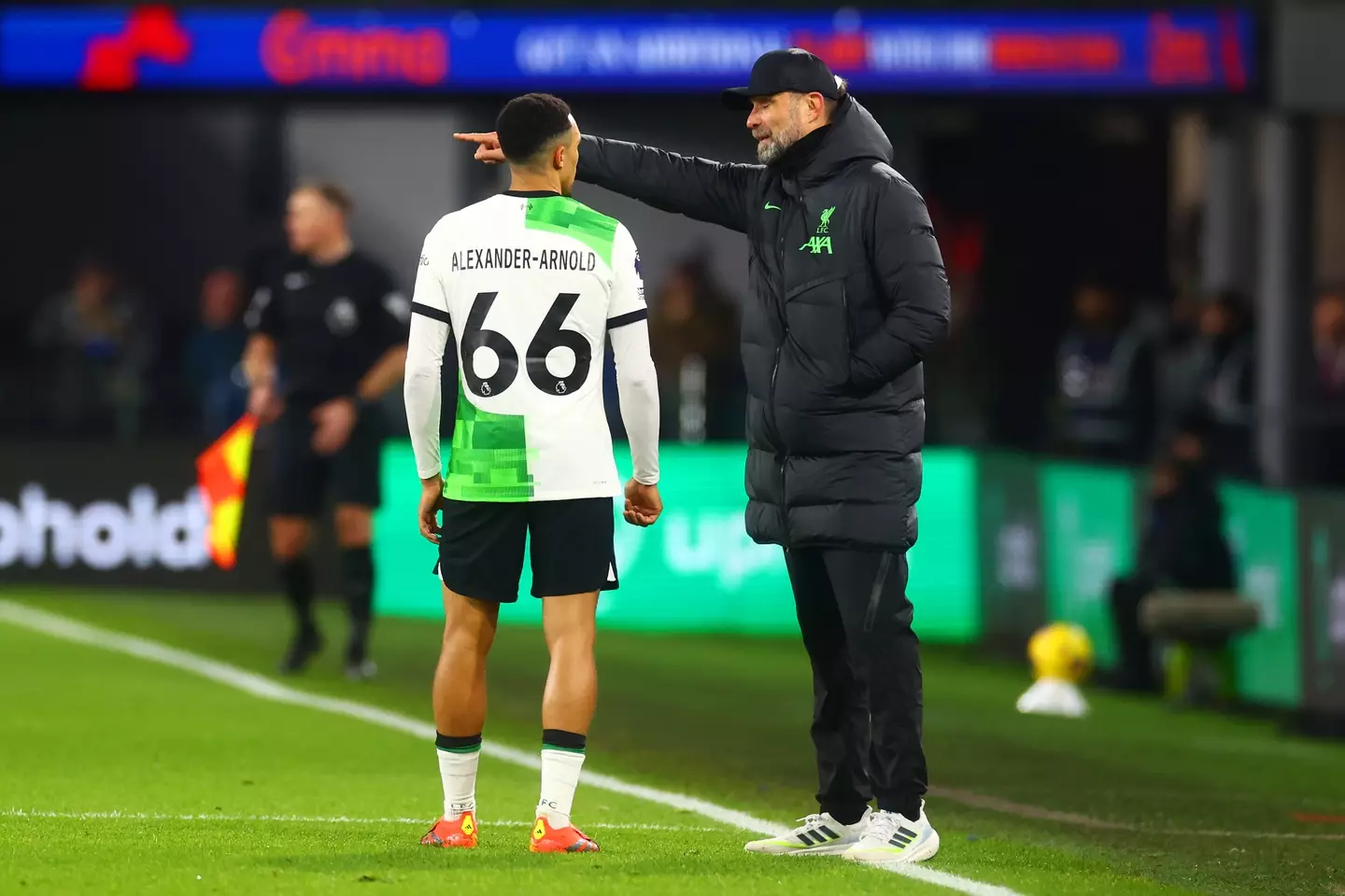 Trent Alexander-Arnold and Jurgen Klopp