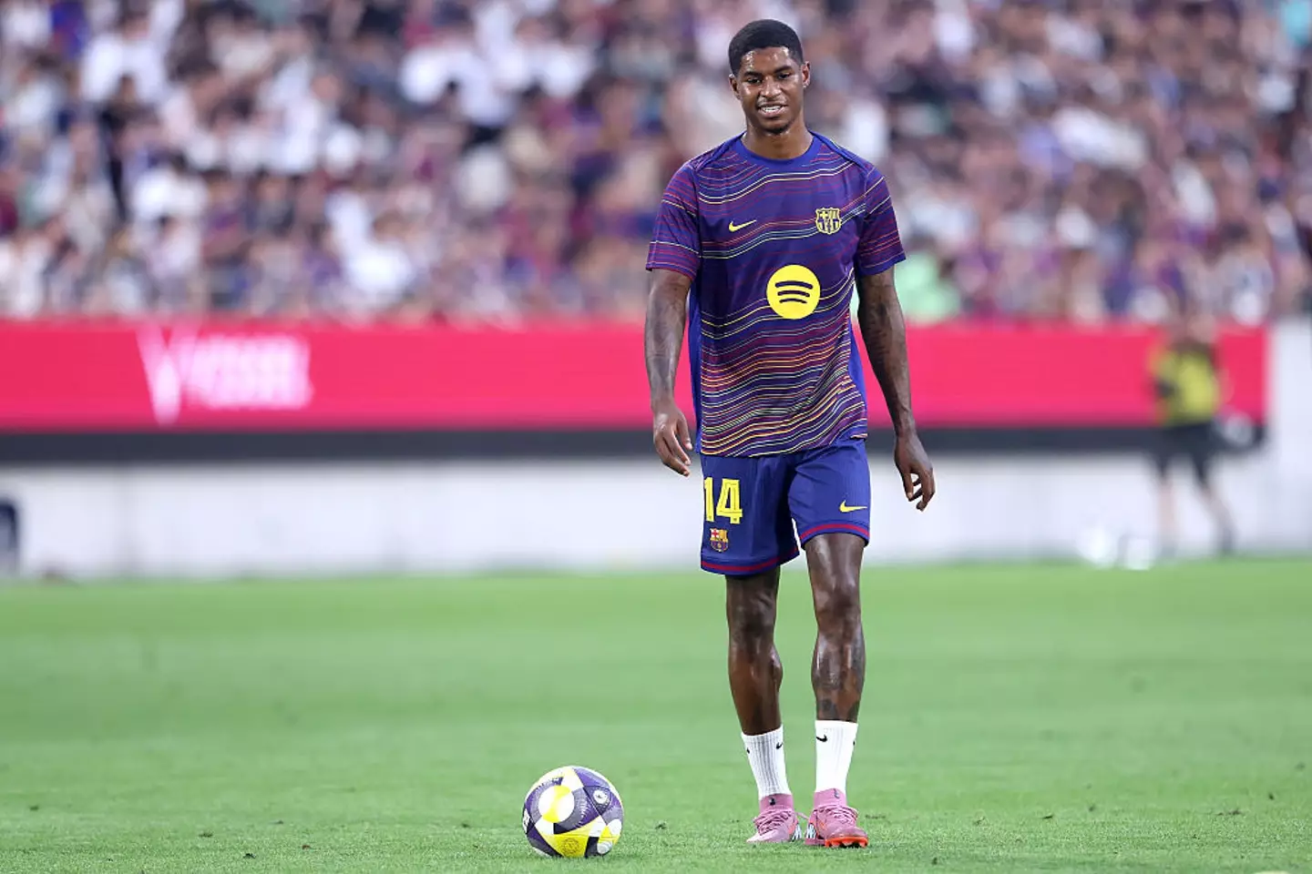 Marcus Rashford is on loan at Barcelona (Credit:Getty)