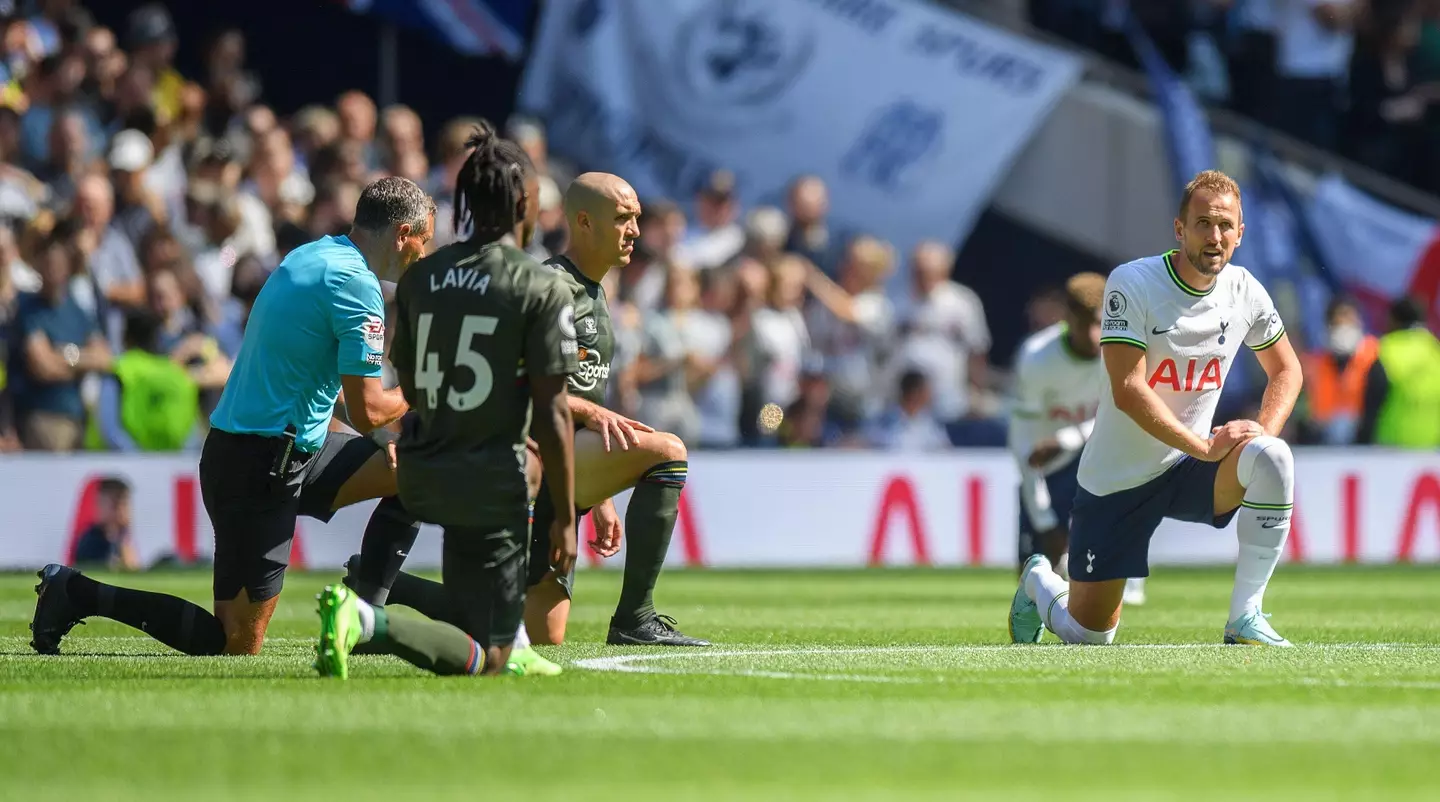 Premier League players had taken the knee before games for two years. Image: Alamy