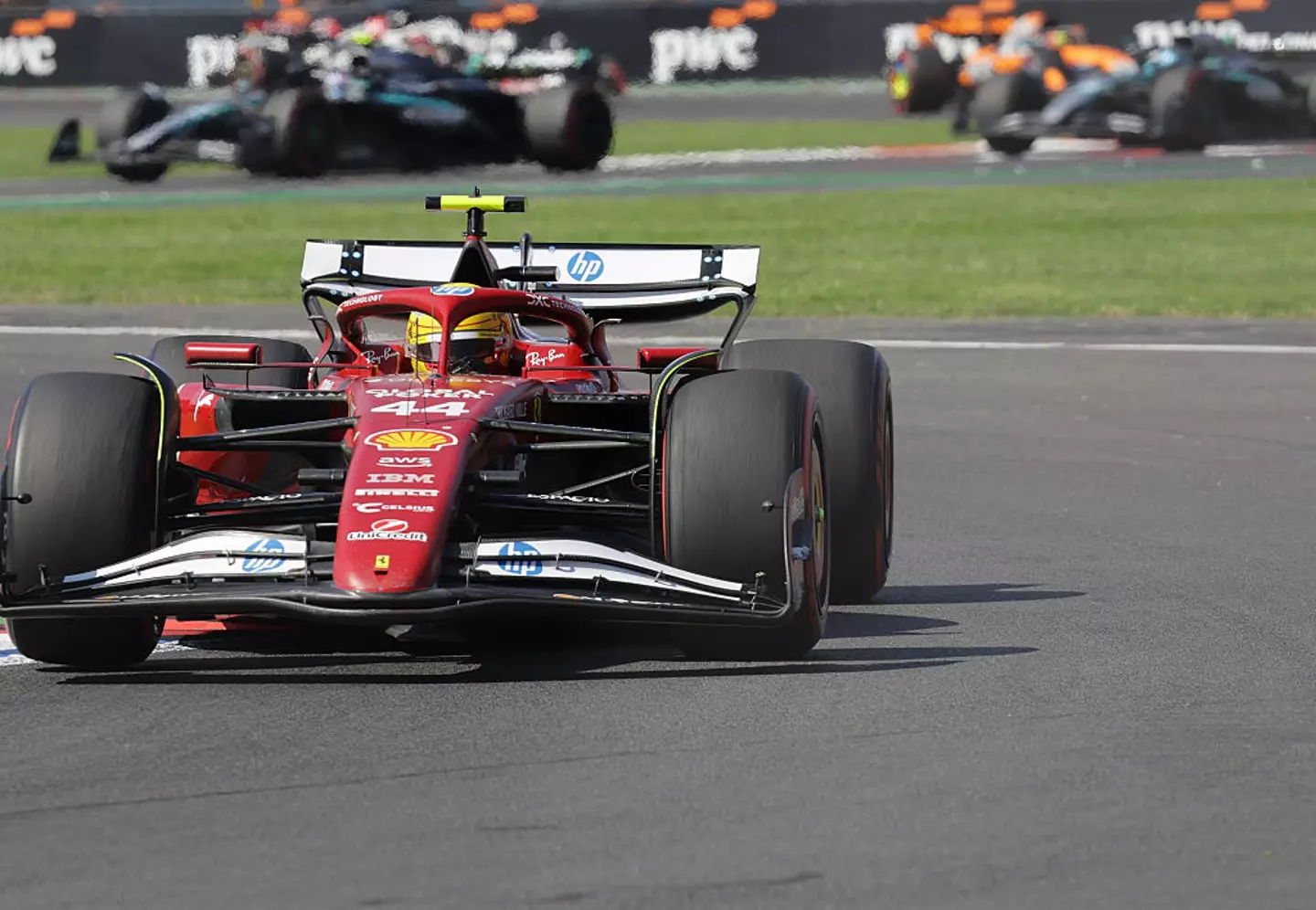 Lewis Hamilton at the Mexican Grand Prix (Credit:Getty)