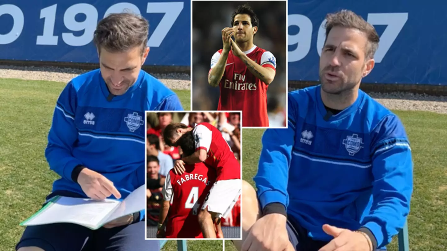 Cesc Fabregas exclusive: ‘I gave absolutely everything and more for Arsenal, I’ll be grateful to the fans forever’