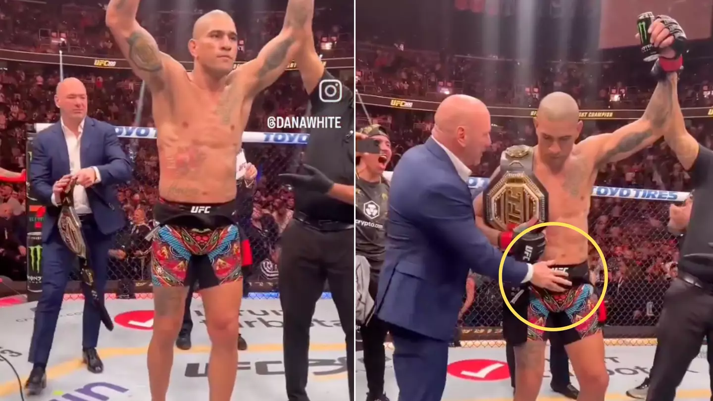 Fans spot Dana White's 'classy' gesture after Alex Pereira's victory over Jamahal Hill at UFC 300