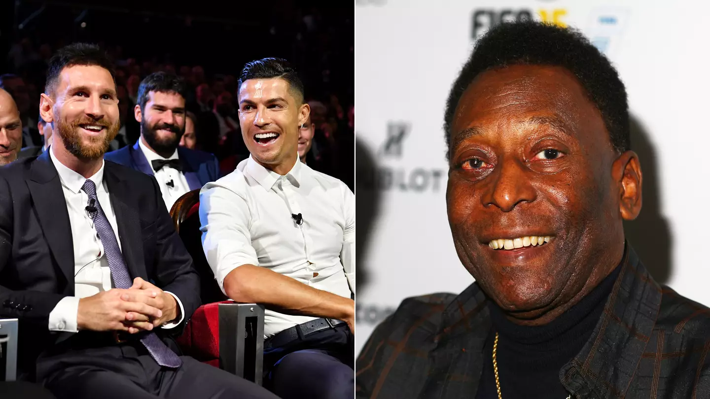 Pele gave the perfect answer when asked to pick between Lionel Messi and Cristiano Ronaldo in the GOAT debate