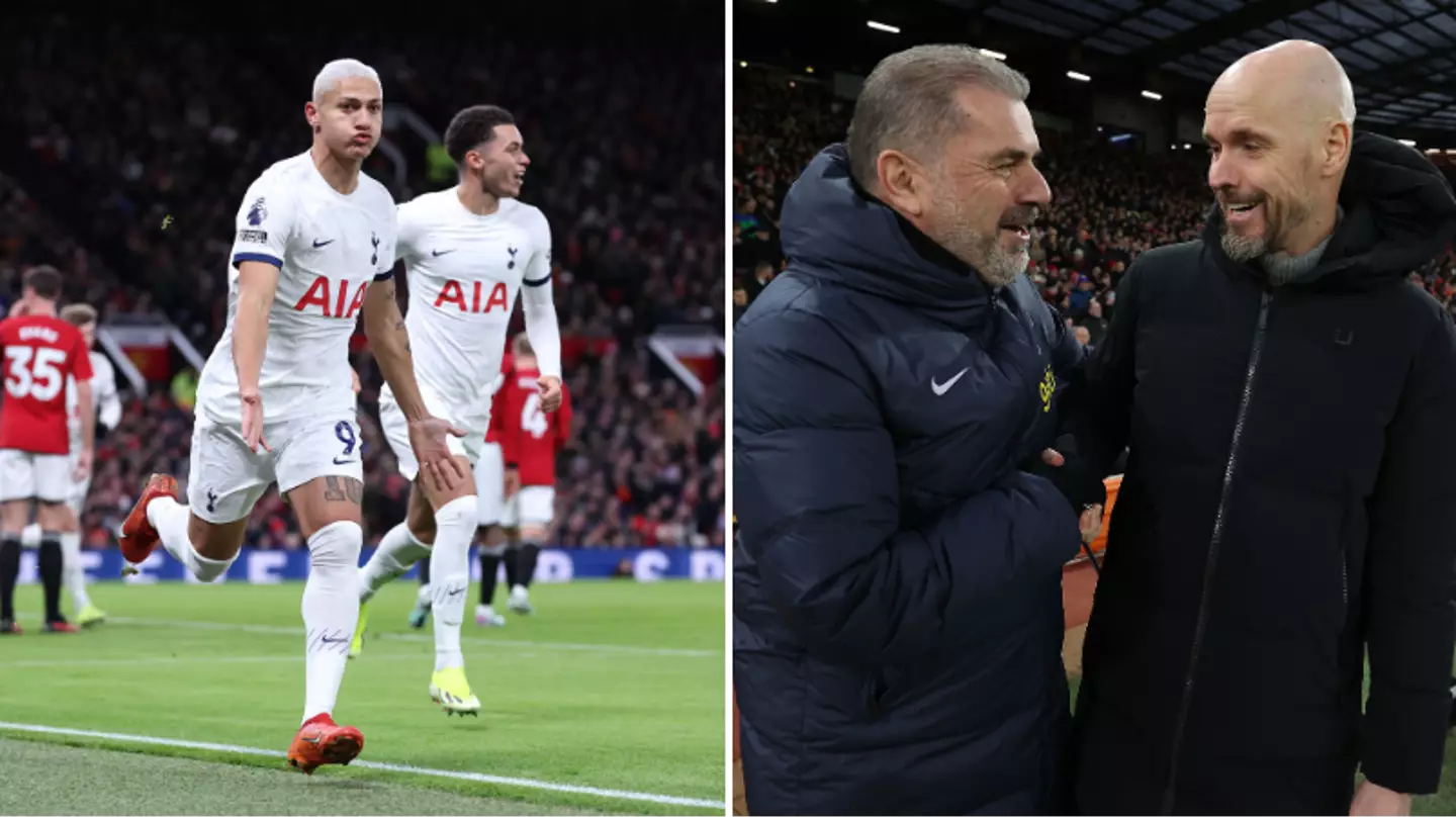 Tottenham set new club record in first half of Premier League clash vs Man Utd