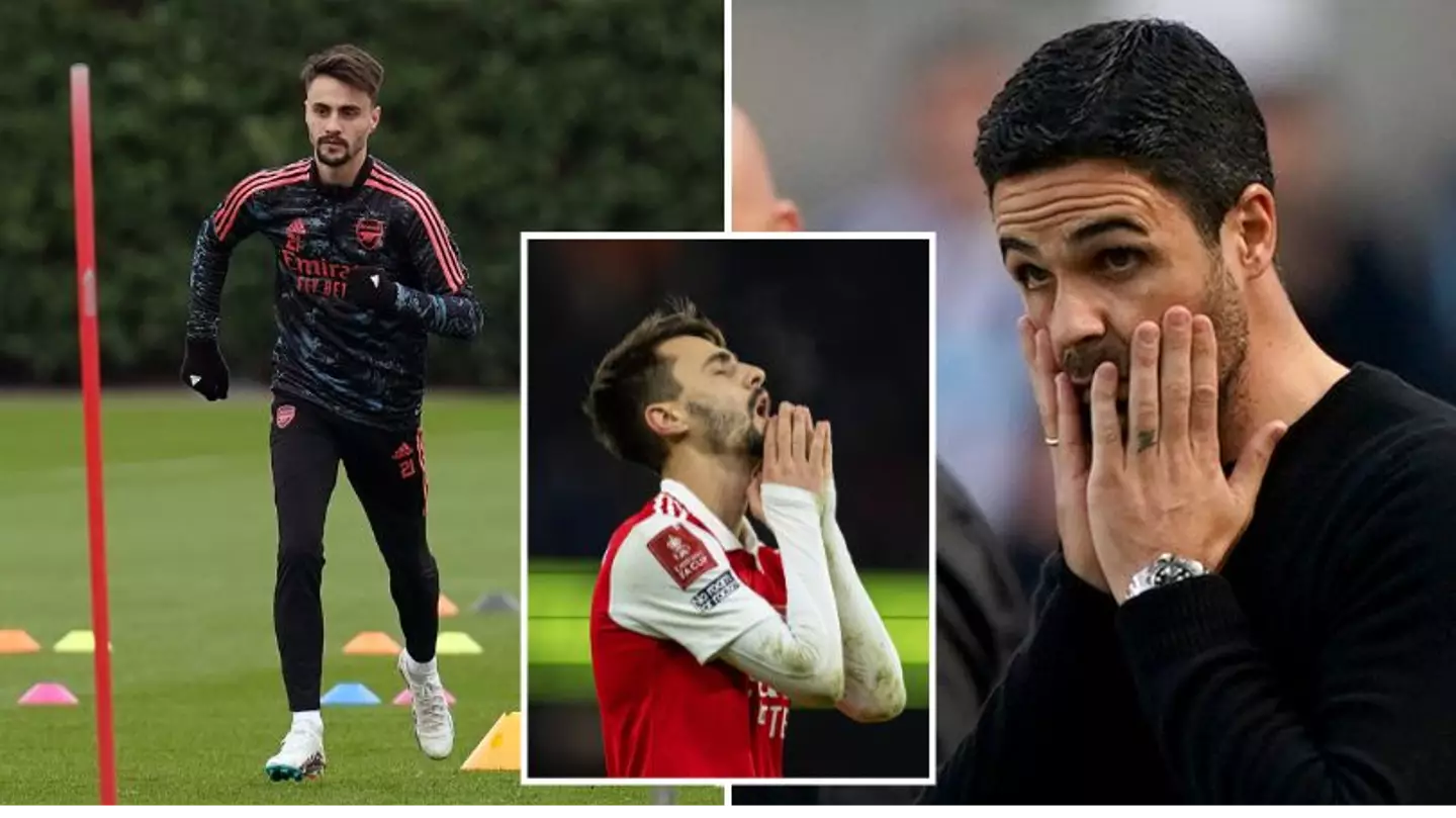 Mikel Arteta spotted berating Arsenal star Fabio Vieira in furious training ground incident