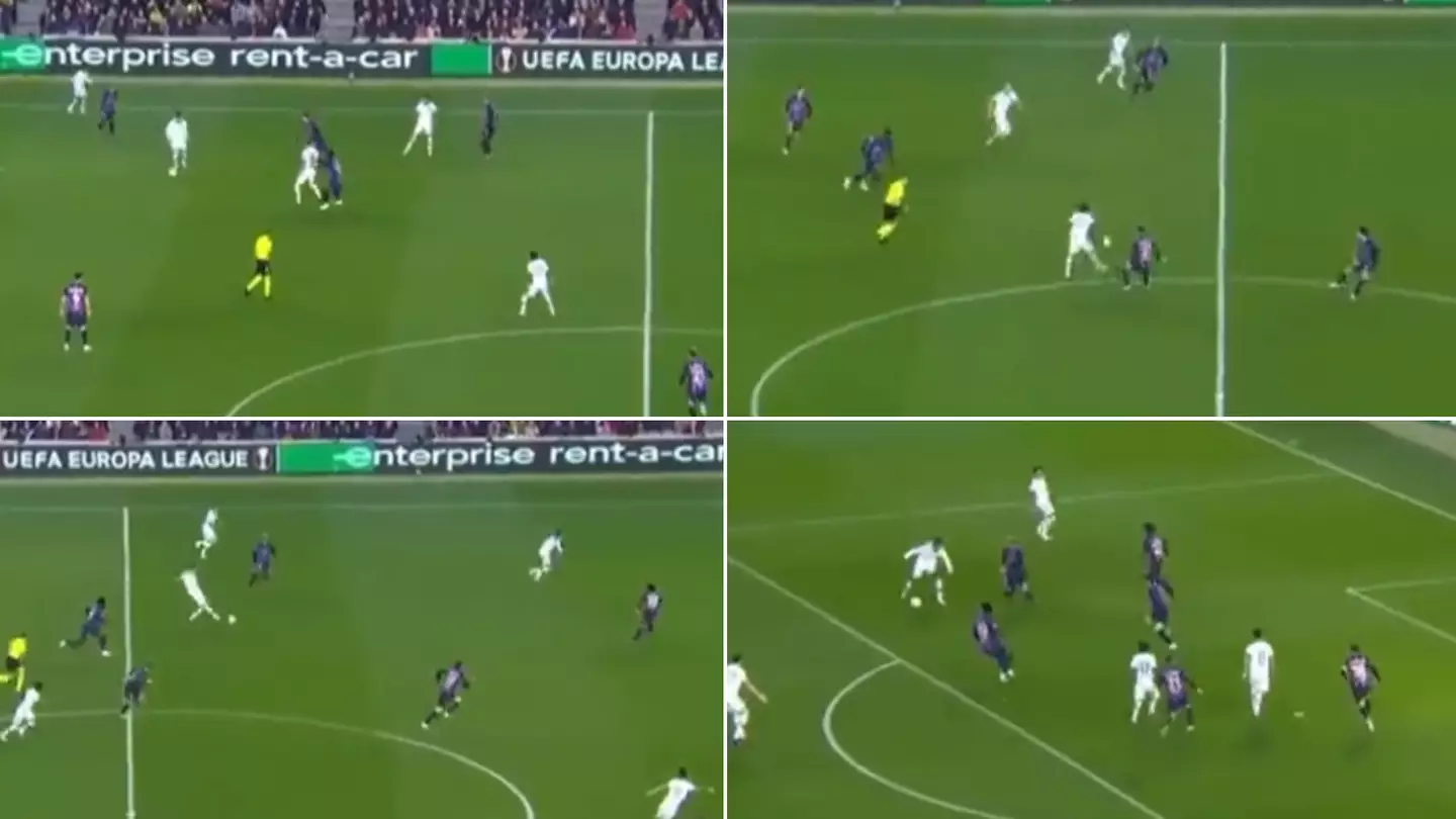 Stunning video of Man United 'toying' with Barcelona goes viral, it was Ten Hag ball in full flow