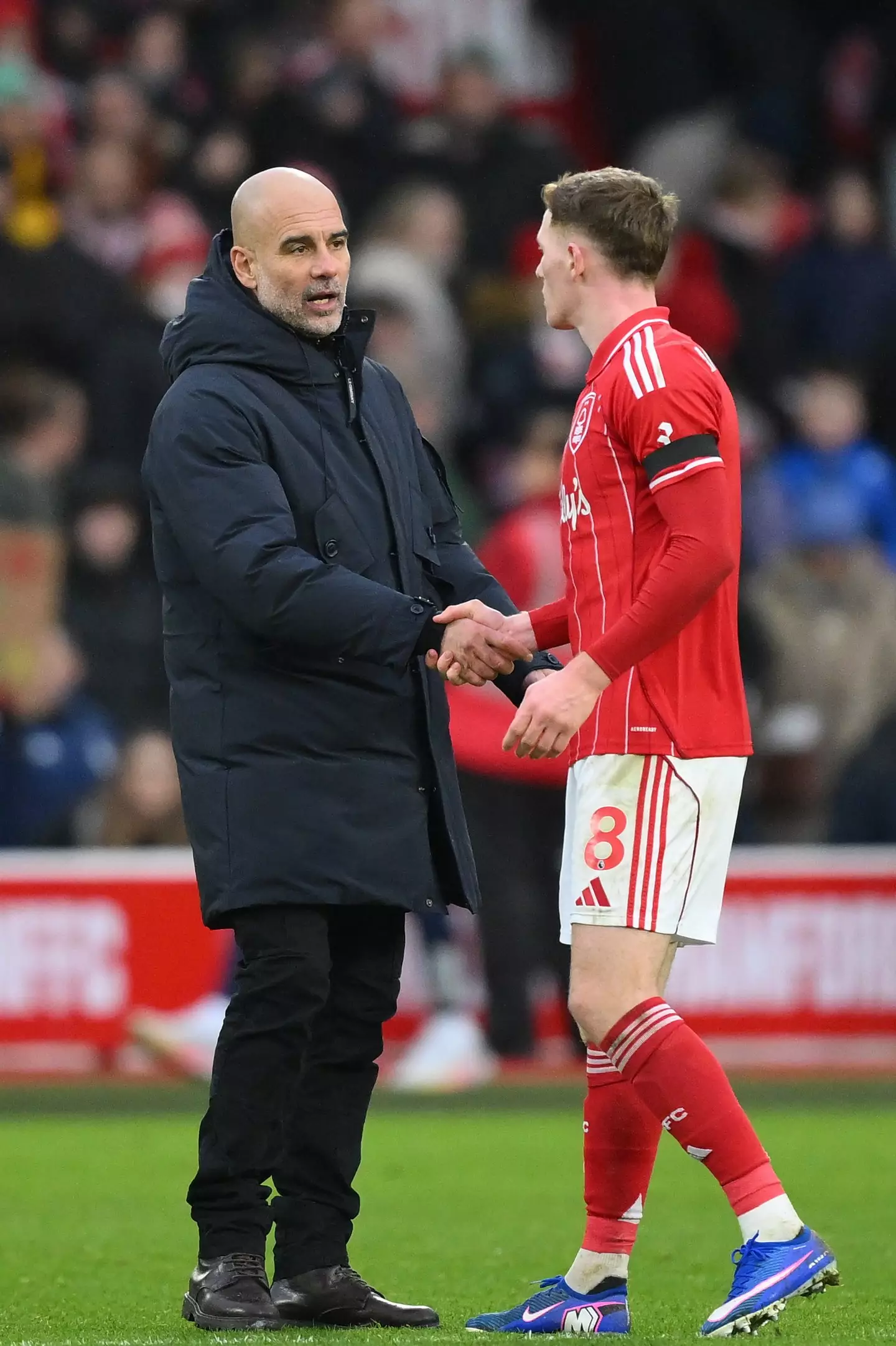Guardiola is a huge admirer of Anderson. Image credit: Getty