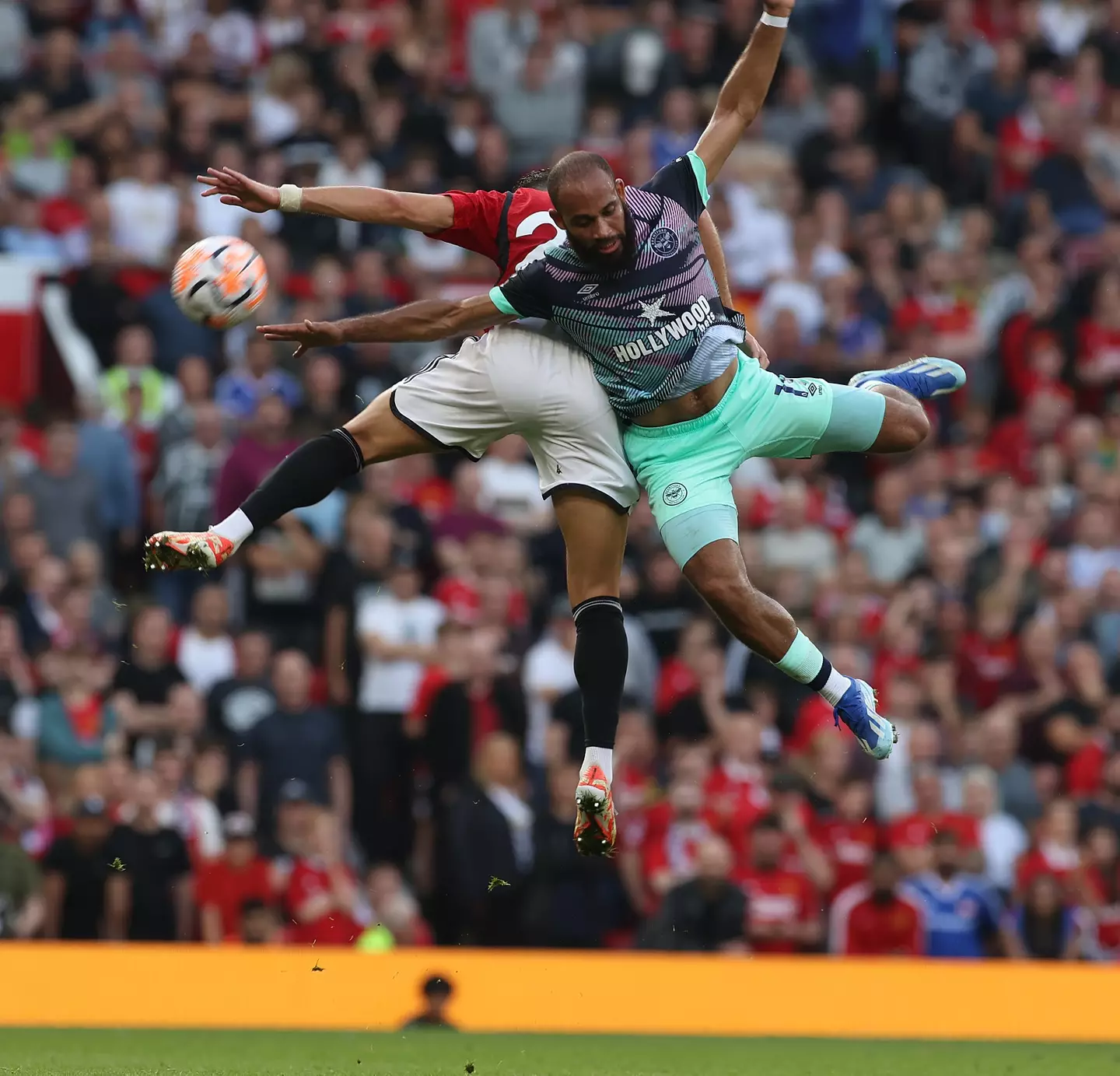 Bryan Mbeumo has been a thorn in United's side previously. (Image: Matthew Peters / Contributor via Getty)