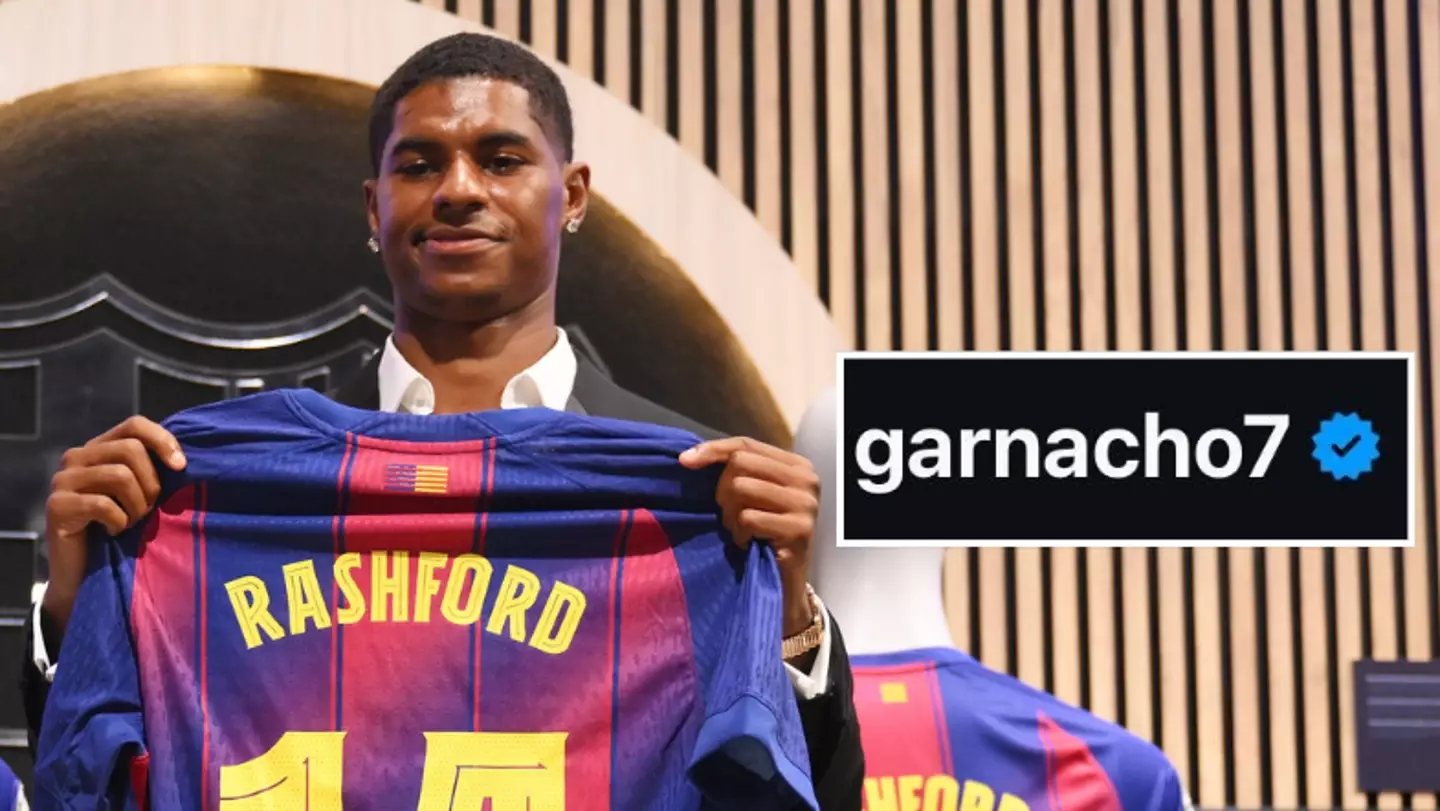 Alejandro Garnacho's two-word response to Marcus Rashford completing Barcelona transfer will anger Man Utd fans