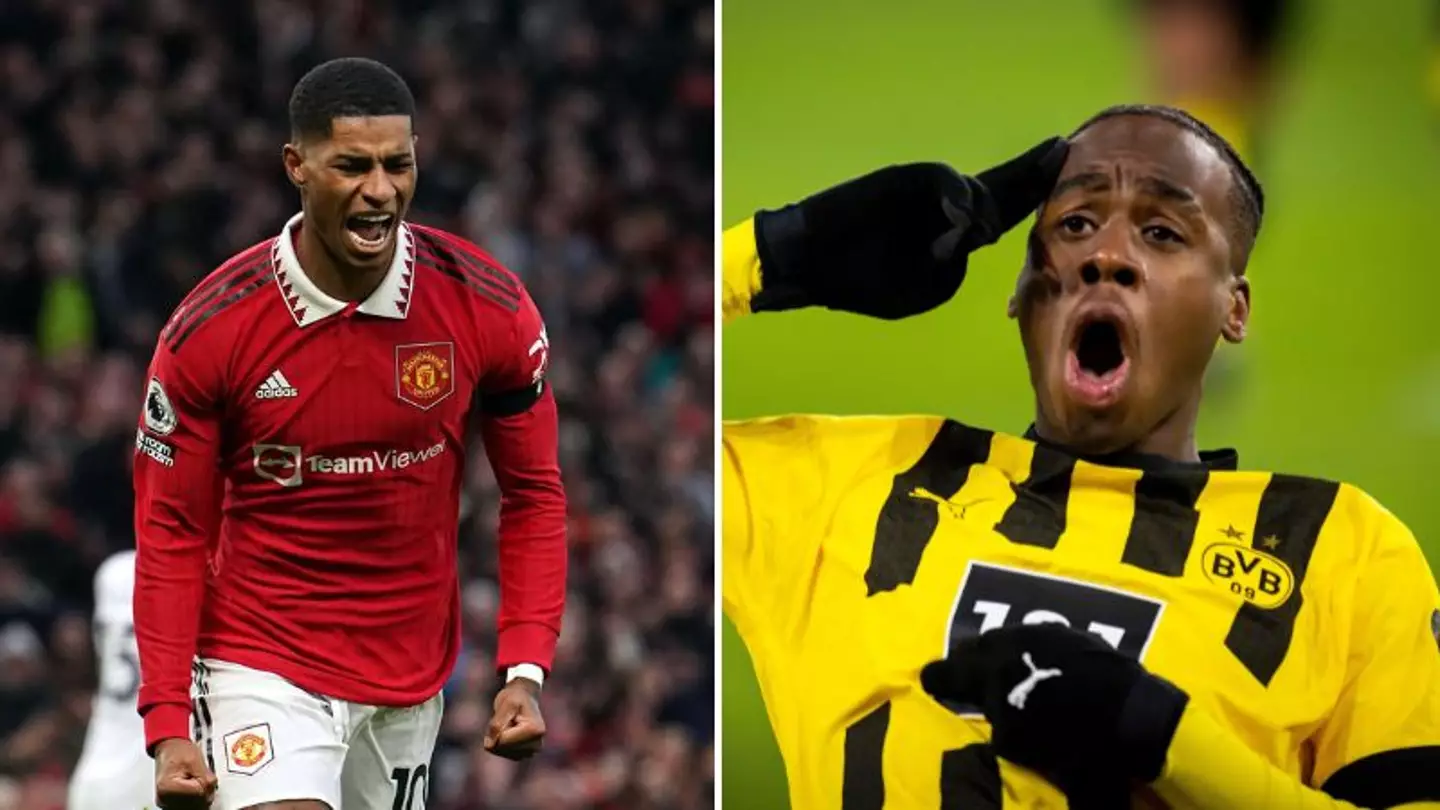 Dortmund wonderkid deemed ‘better than Sancho’ gives ‘shout-out’ to Rashford with celebration