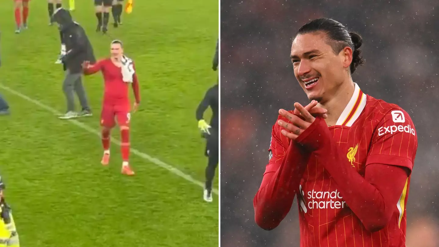 Liverpool fans tell Darwin Nunez to 'read the room' after noticing his gesture as he left the pitch following Man Utd draw