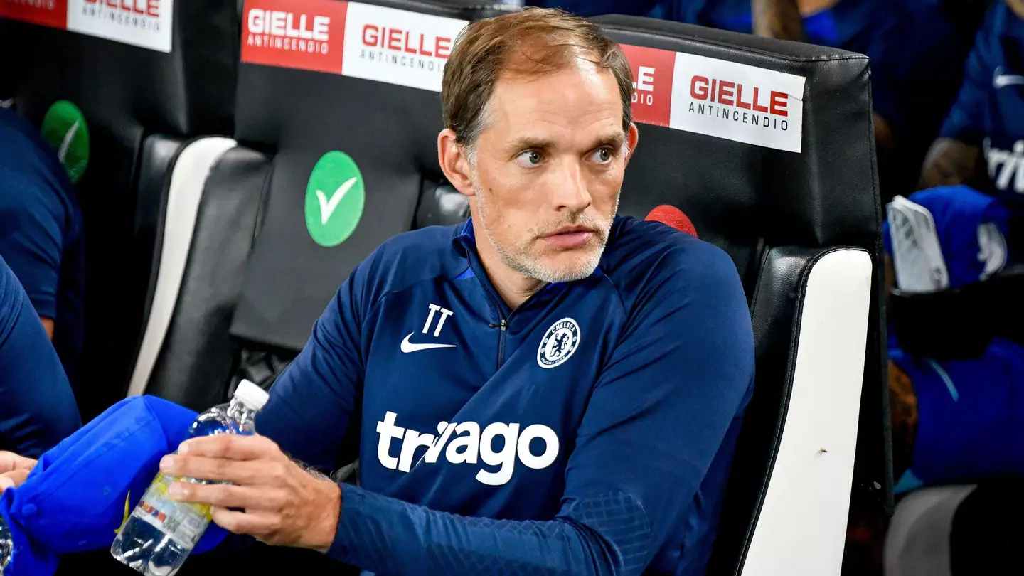 Chelsea's head coach Thomas Tuchel portrait during Udinese Calcio vs Chelsea FC. (Alamy)