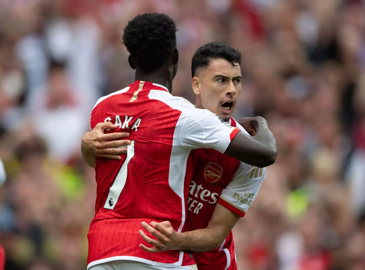 Saka and Martinelli are key players for Arsenal (Image: Getty)