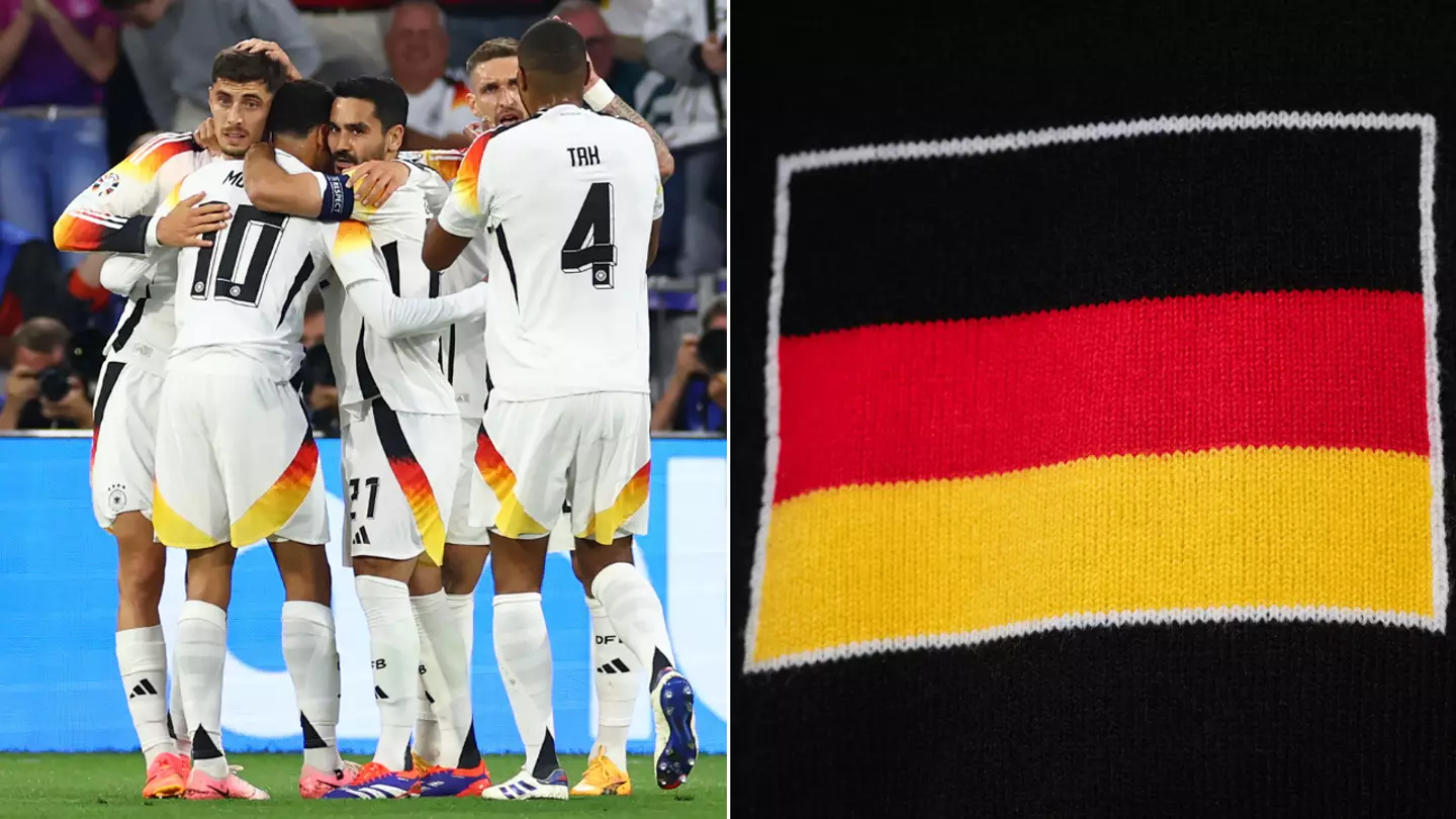 Why Germany play in white despite it not being a colour on their flag