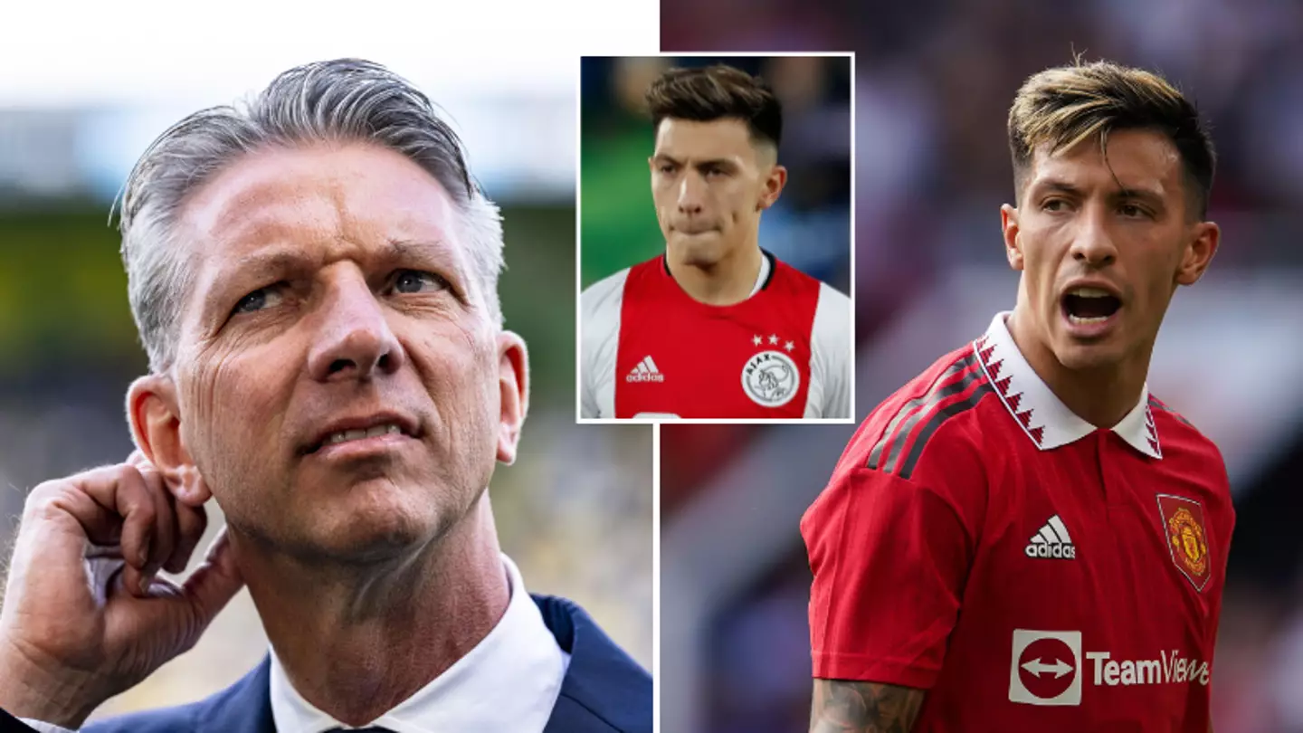 Man United new-boy Lisandro Martinez called Ajax’s technical director ‘f****** nobody’ during a meeting