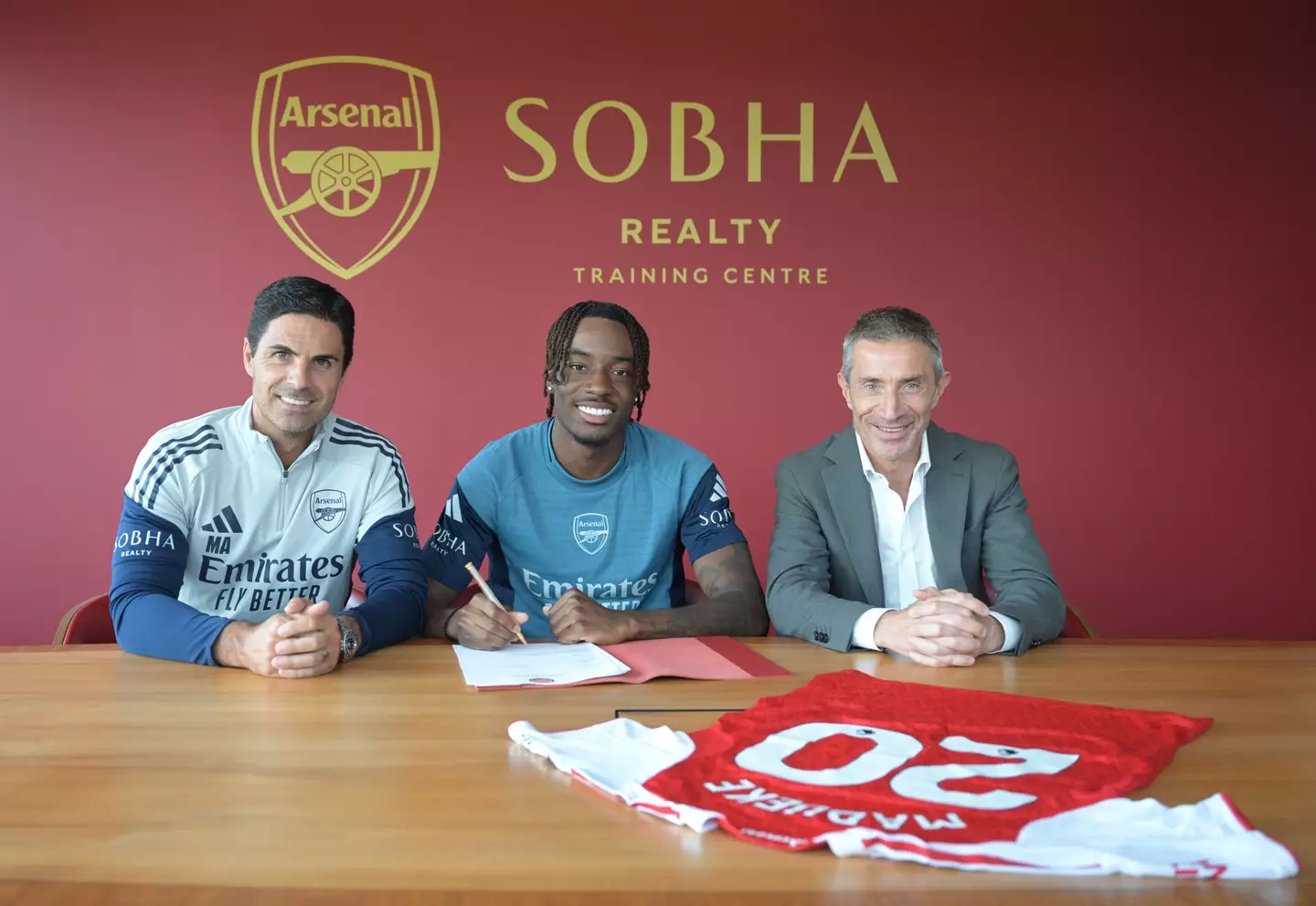 Noni Madueke completed his transfer to Arsenal this week and could be involved in their pre-season tour. (Image: Getty)